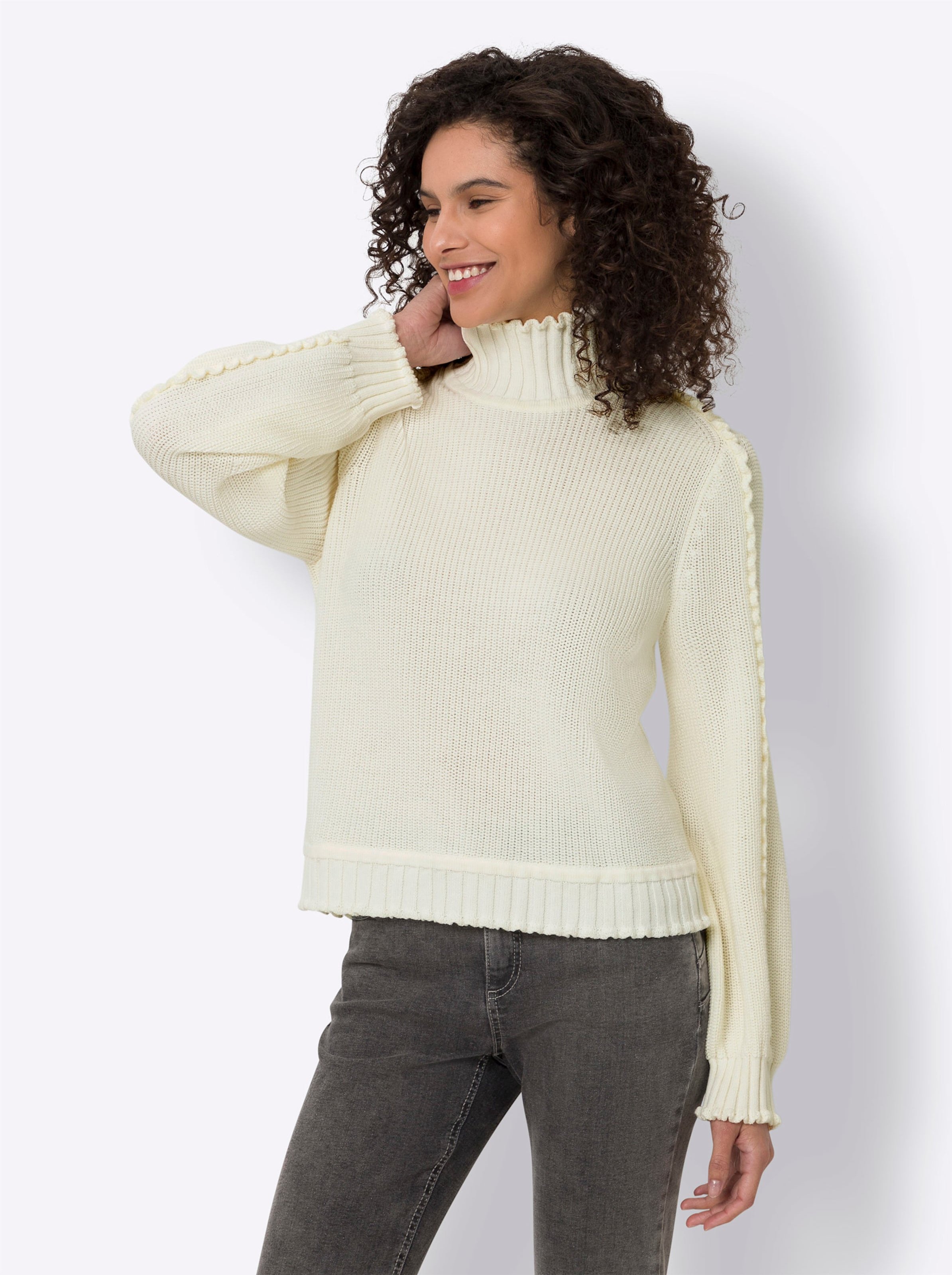 Thumbnail - Stehkragenpullover