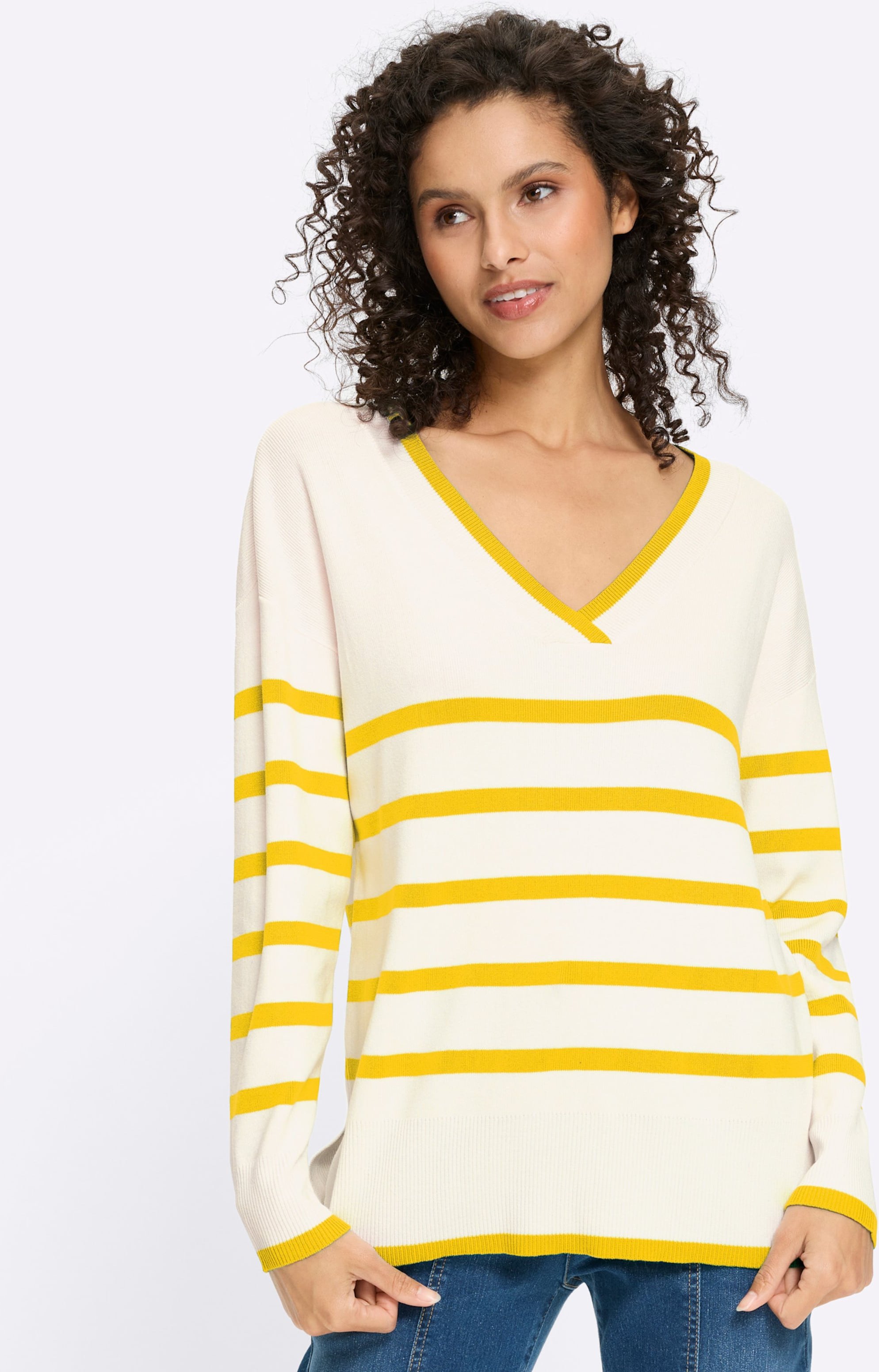 Streifenpullover