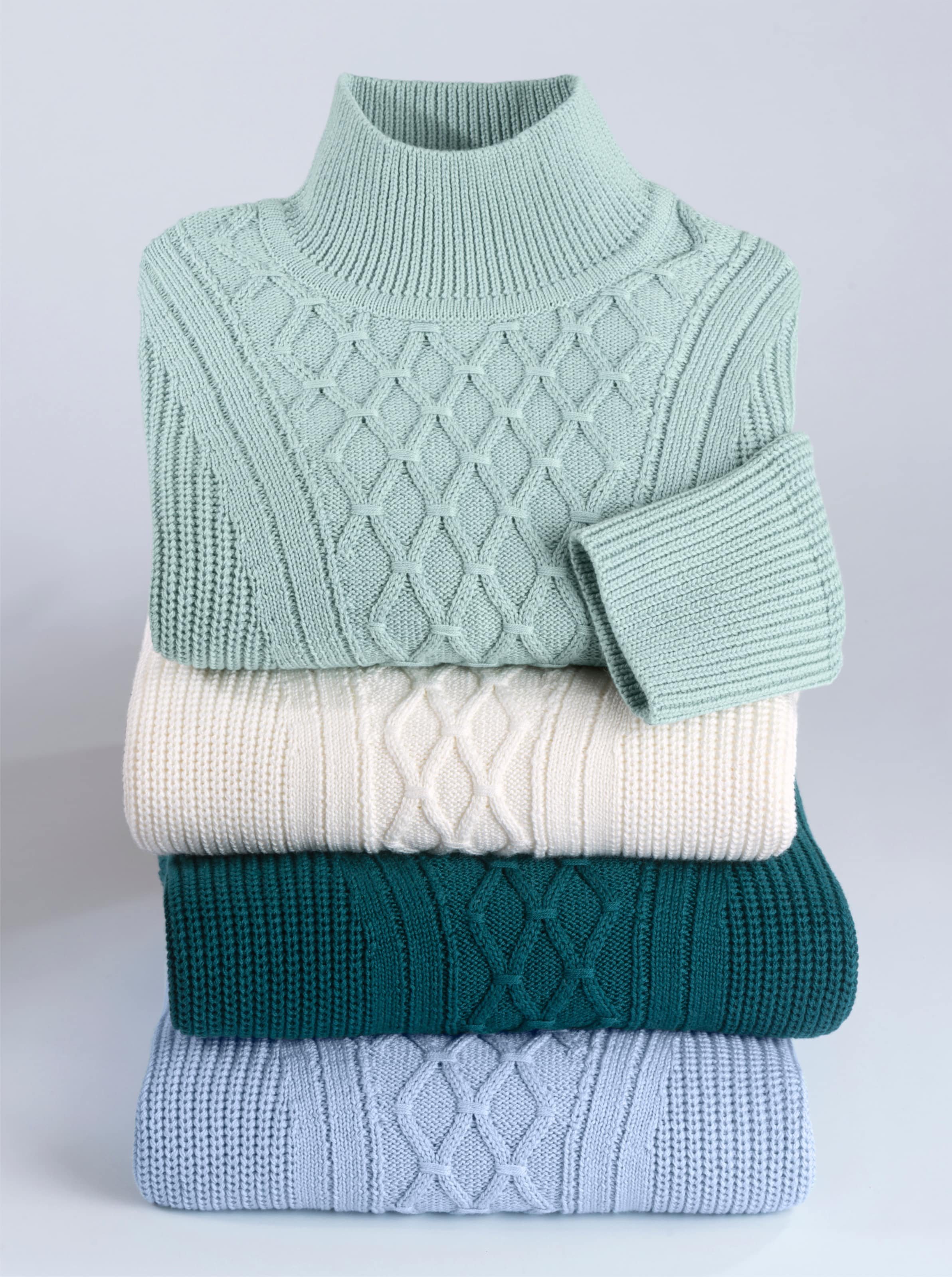 Thumbnail - Stehkragenpullover