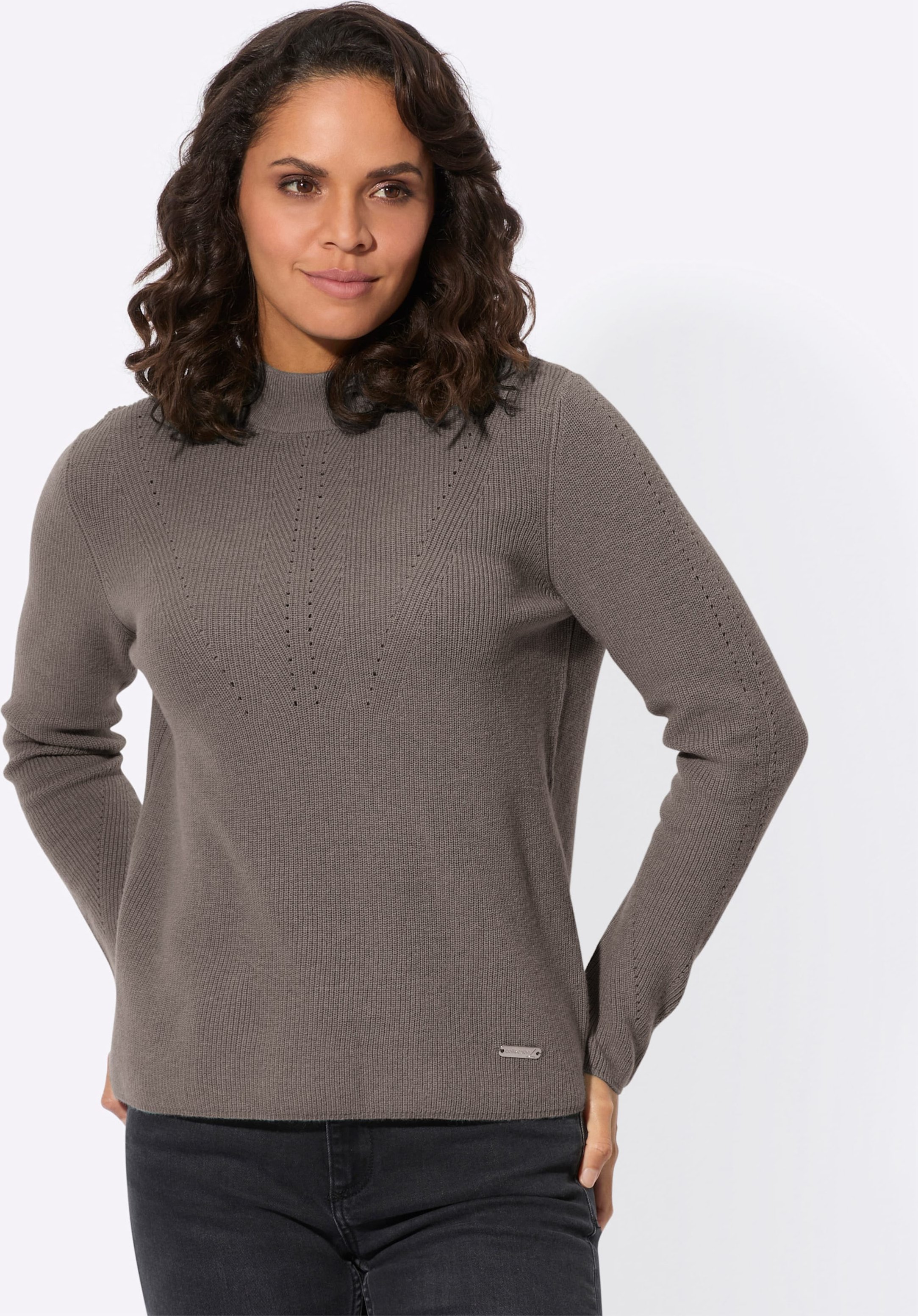 Stehkragenpullover