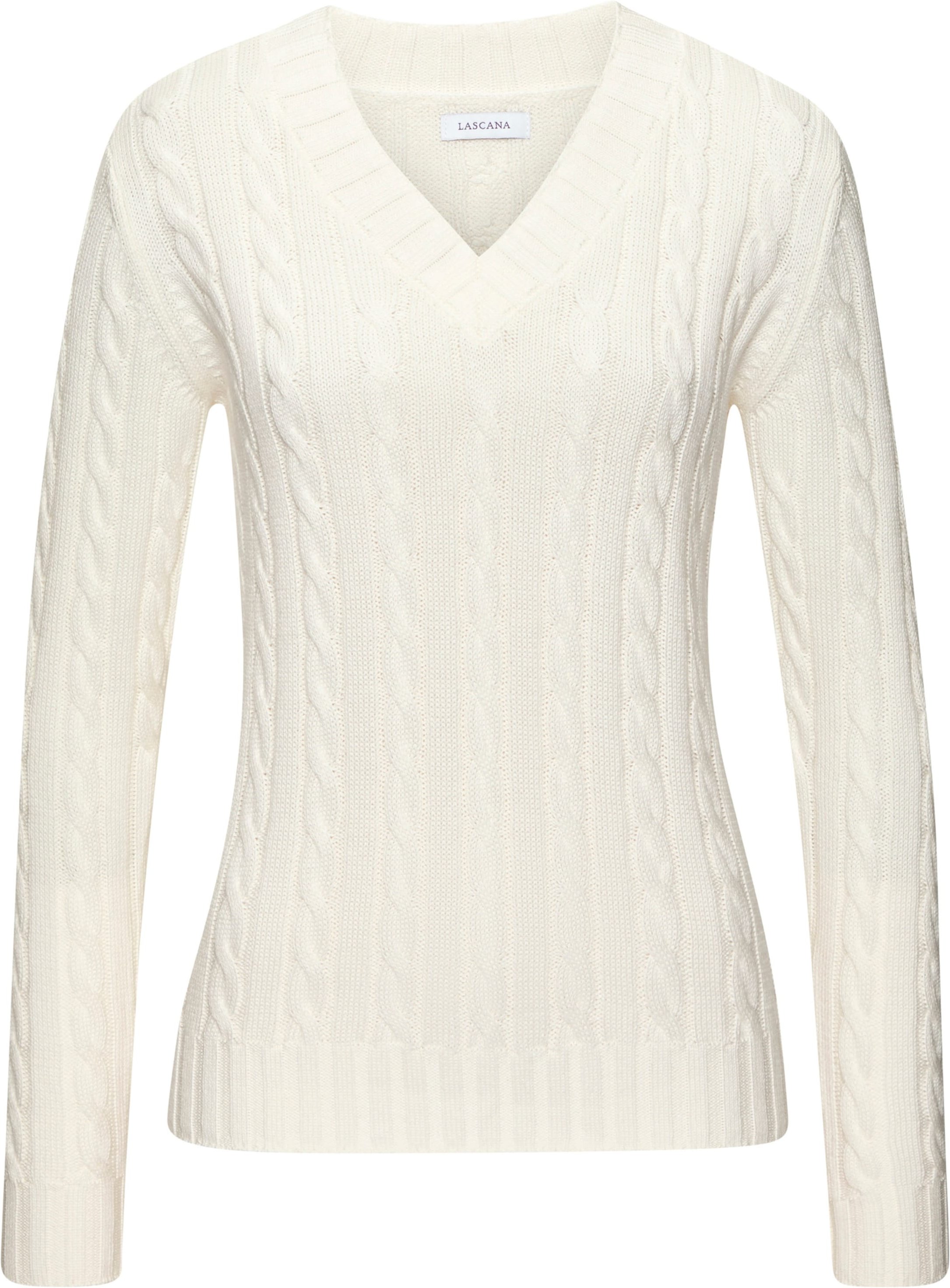 V-Ausschnitt-Pullover