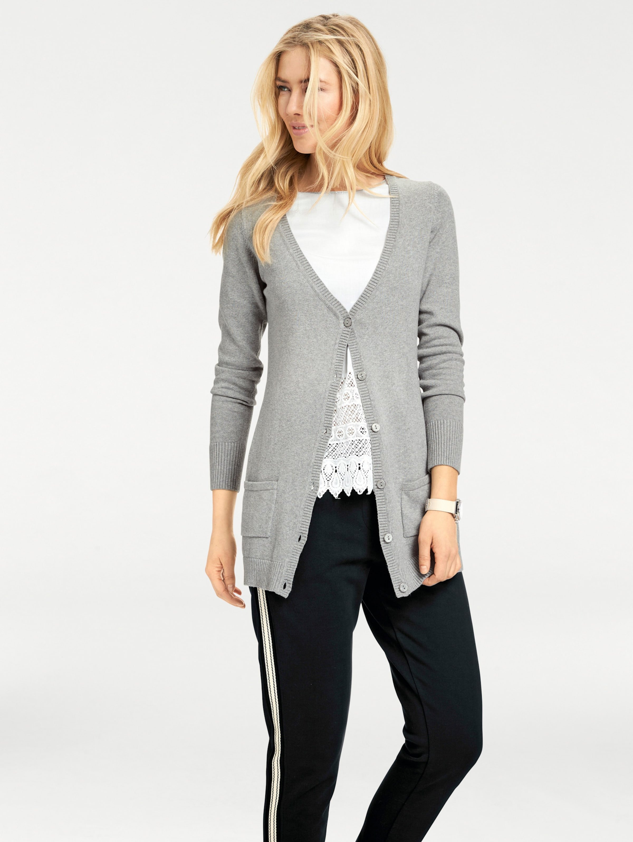 Thumbnail - Feinstrickjacke