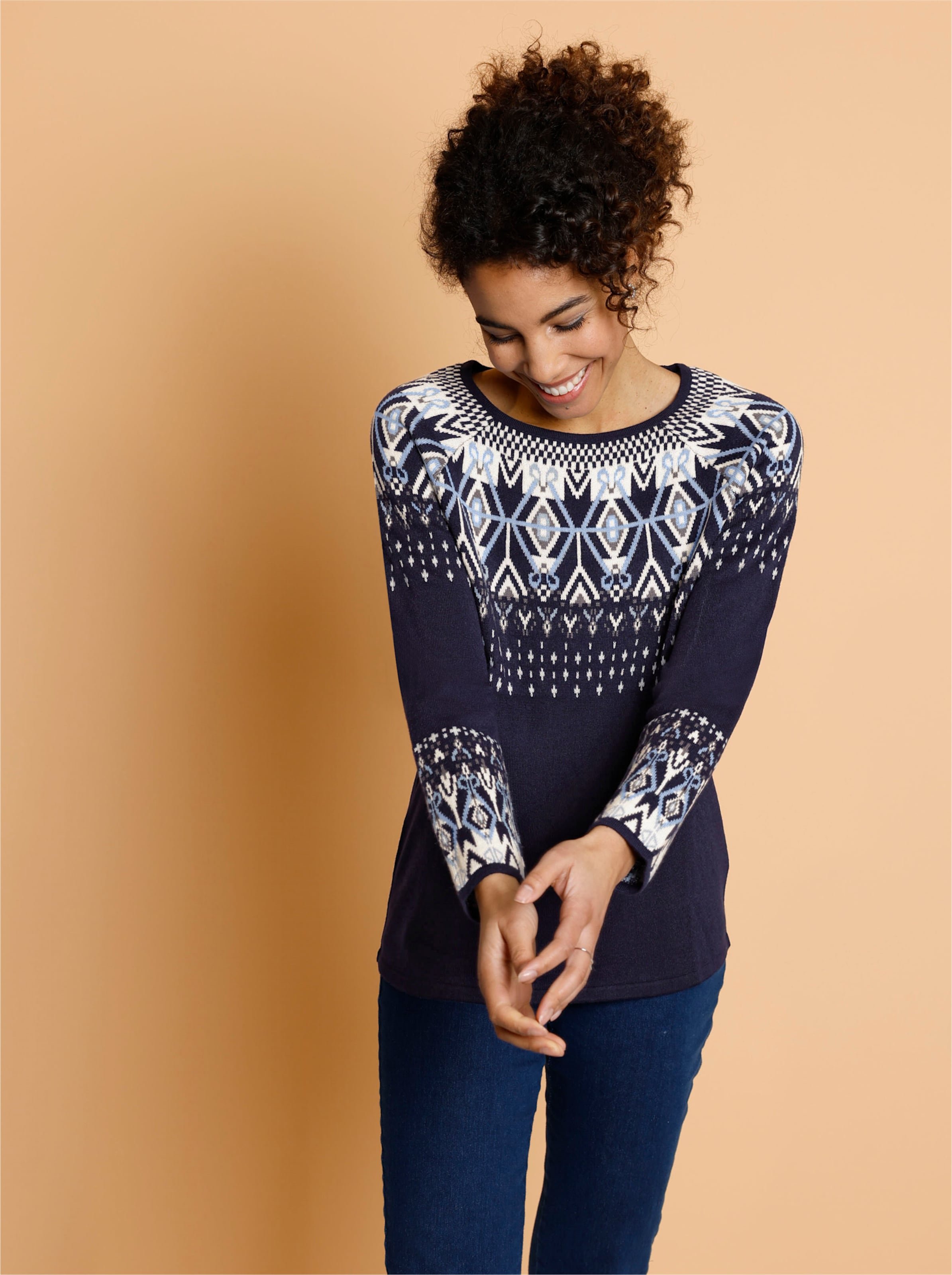Thumbnail - Jacquard-Pullover
