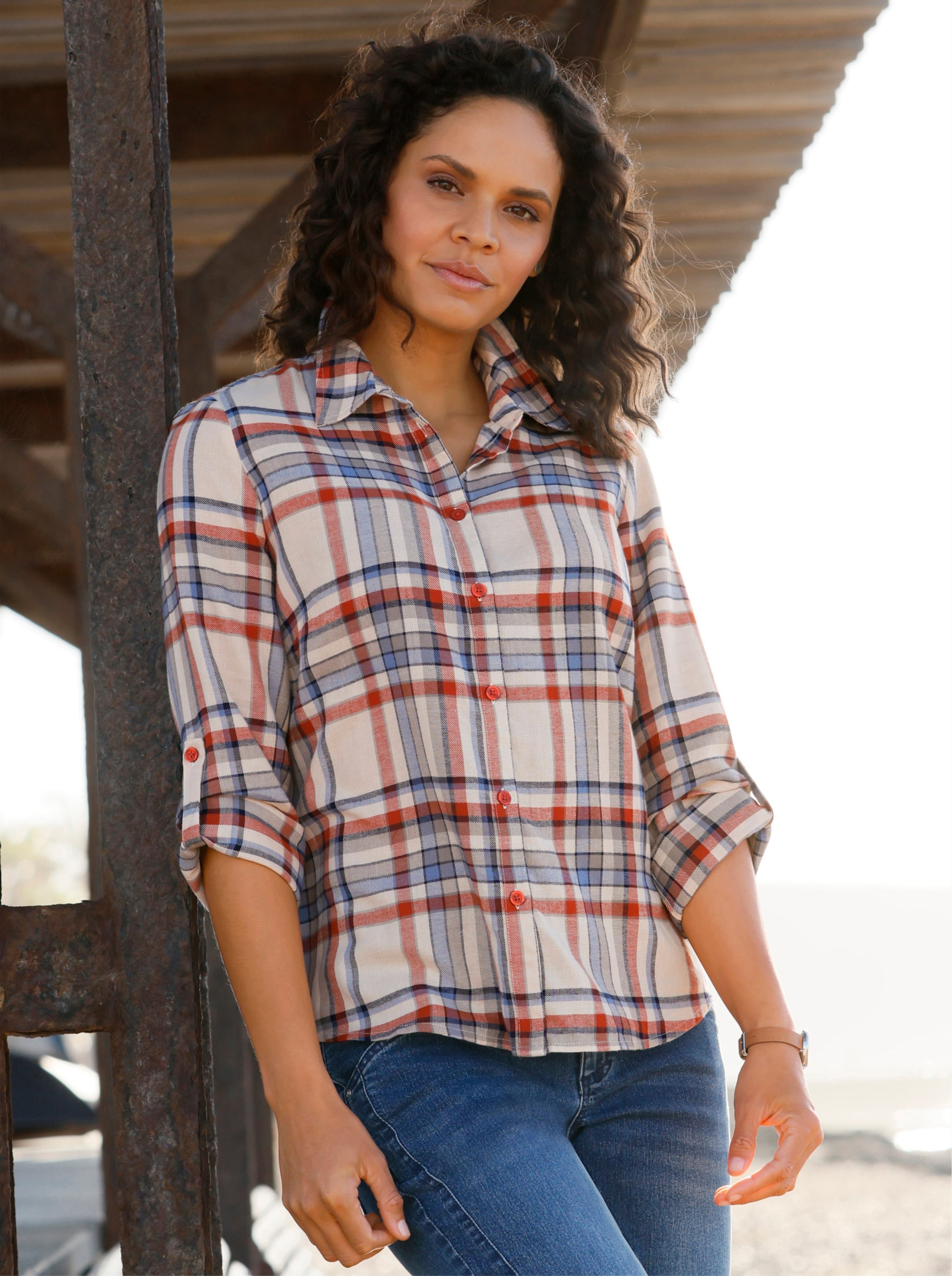 Thumbnail - Flanellbluse