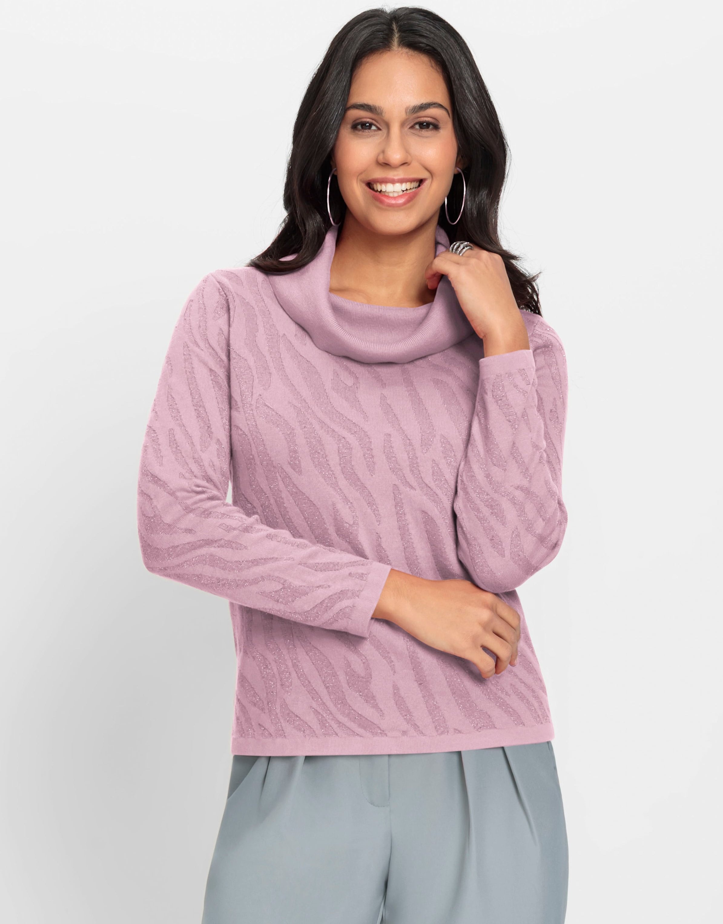 Jacquard-Pullover