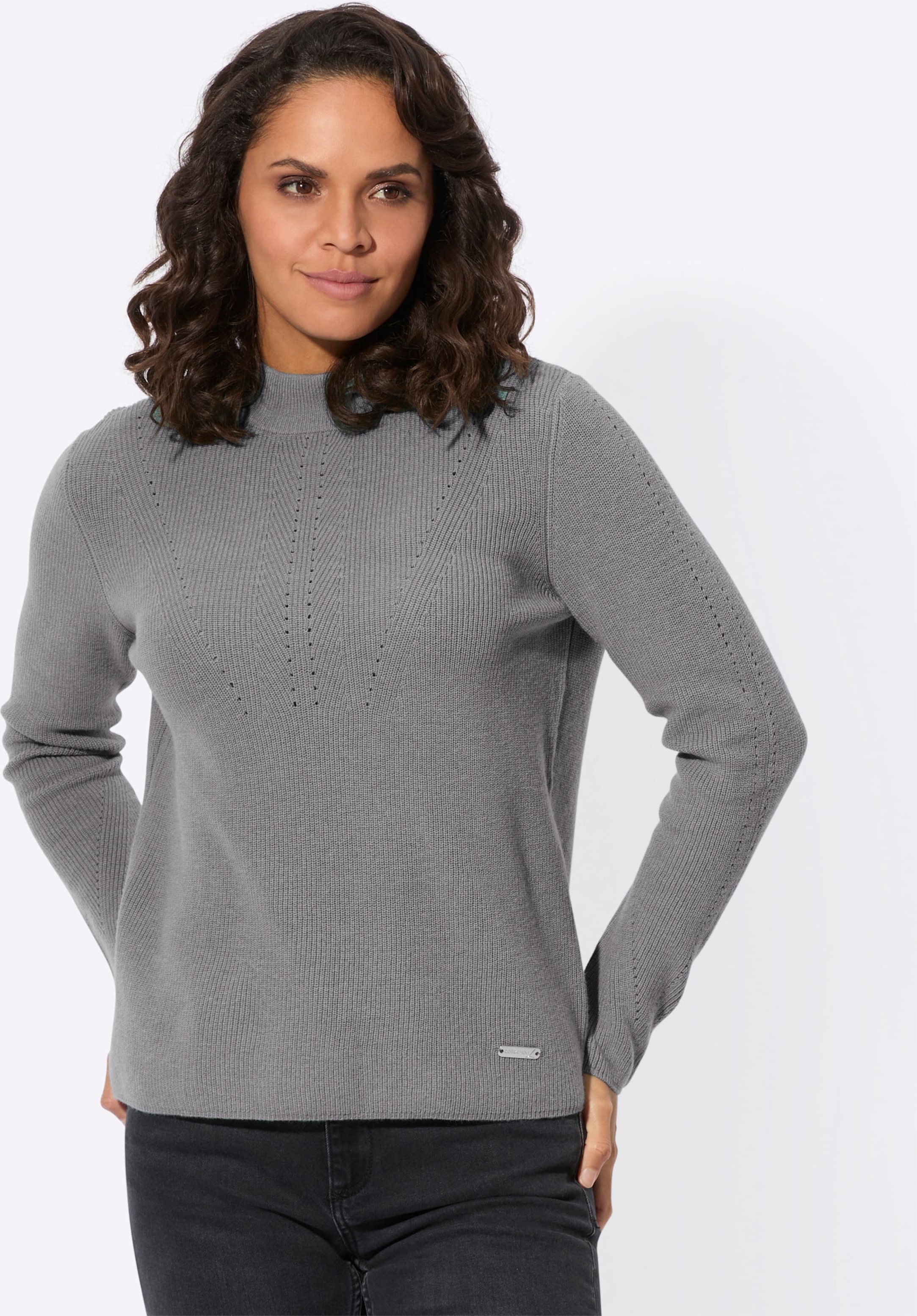 Stehkragenpullover