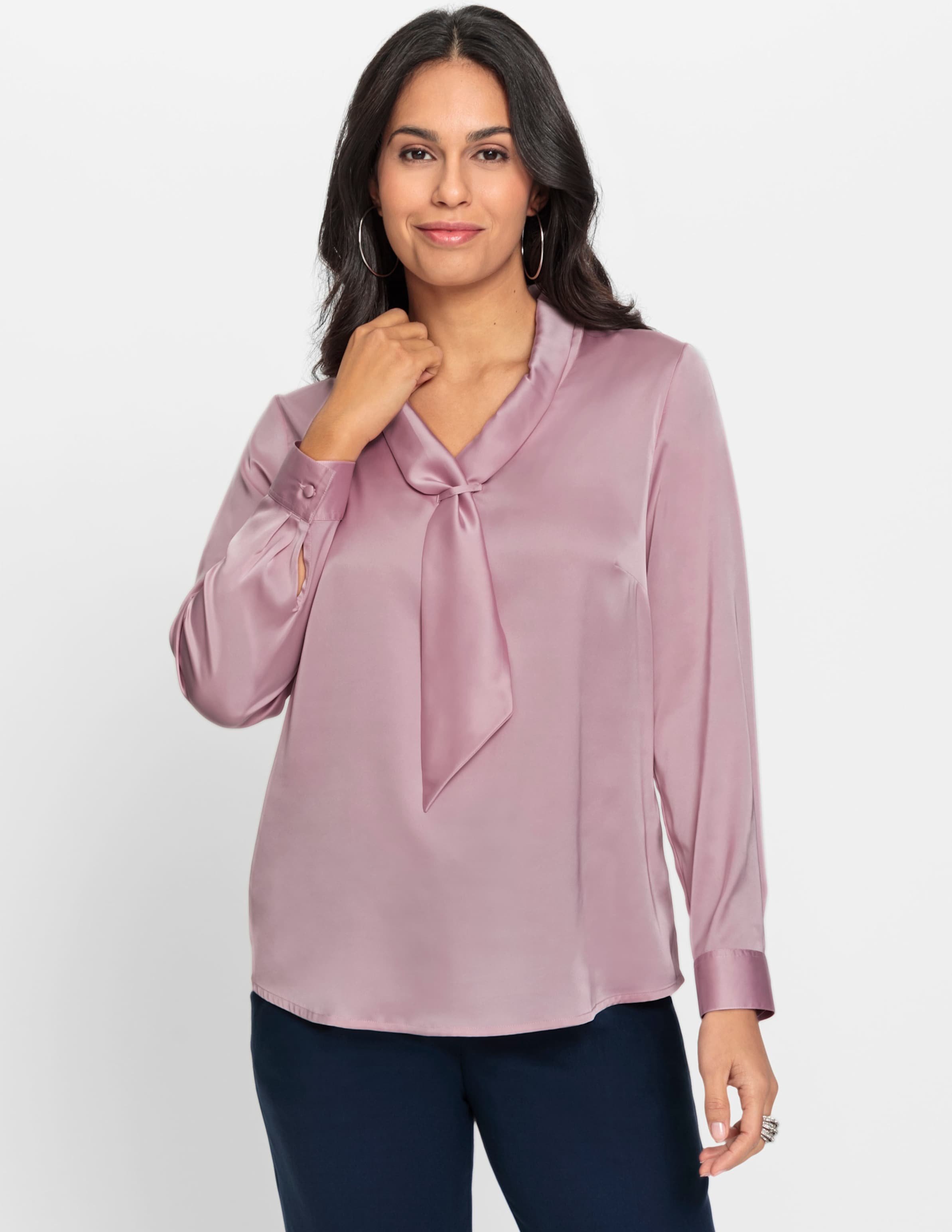 Satinbluse