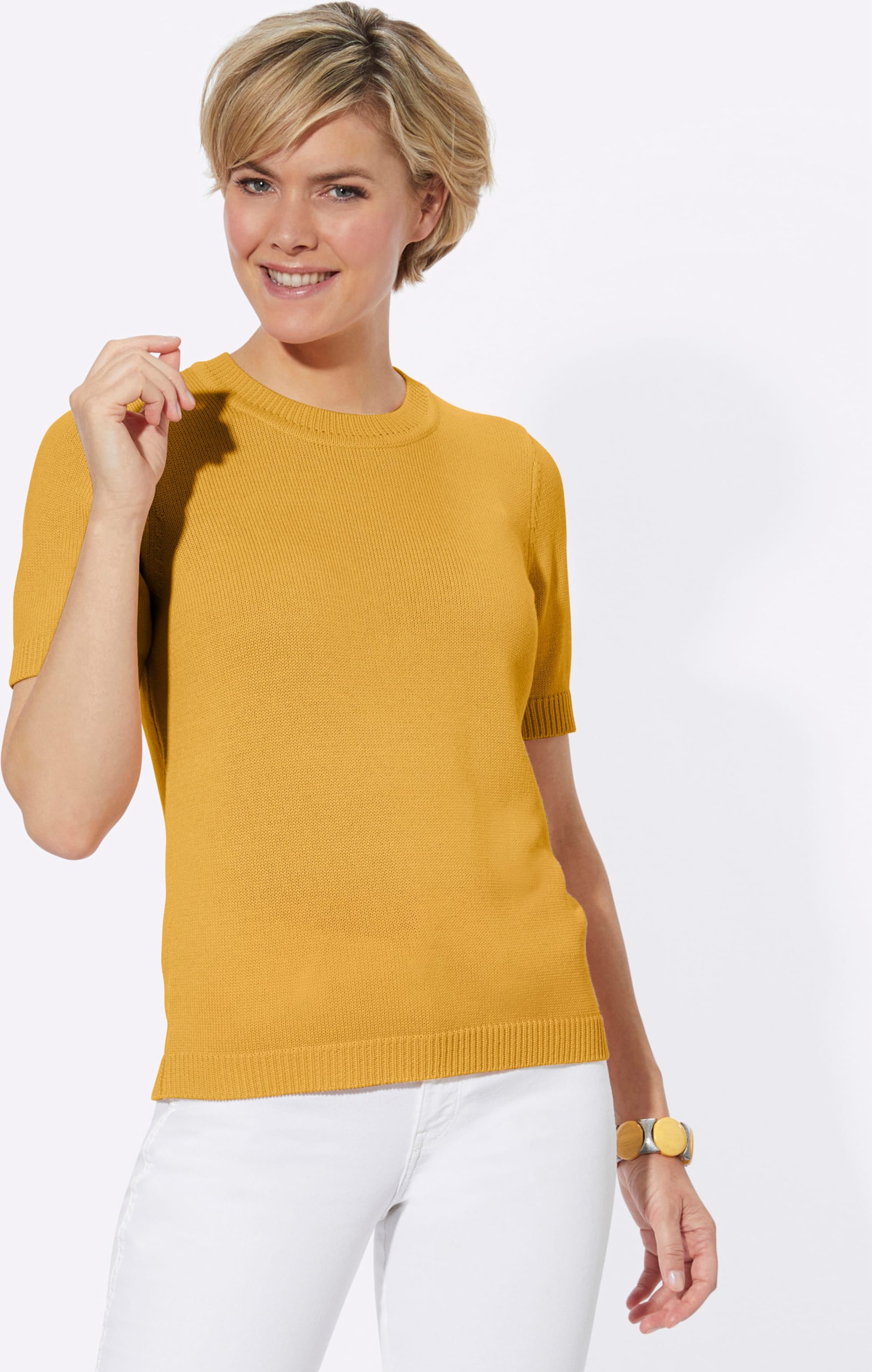 Kurzarmpullover