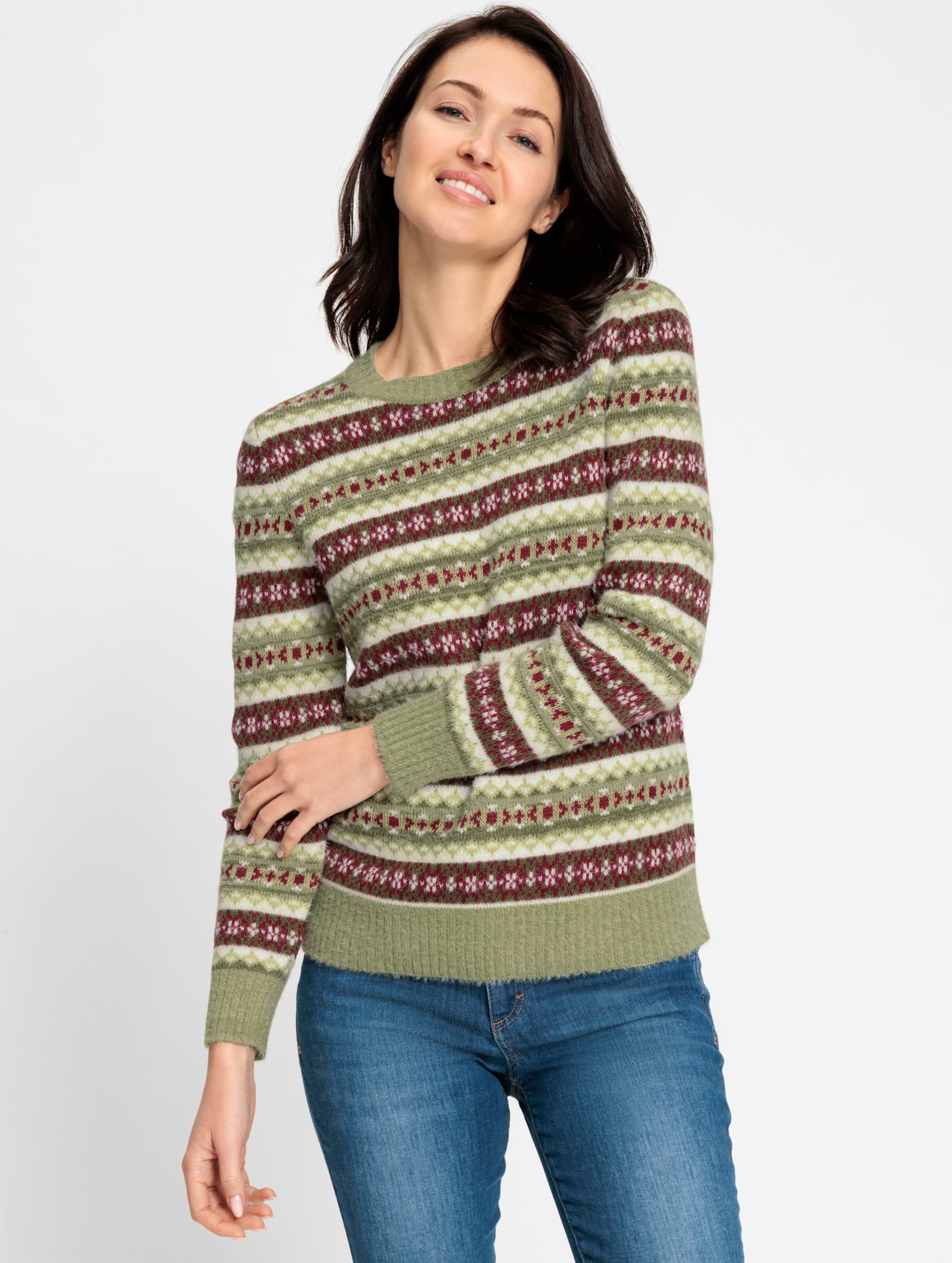 Jacquardpullover