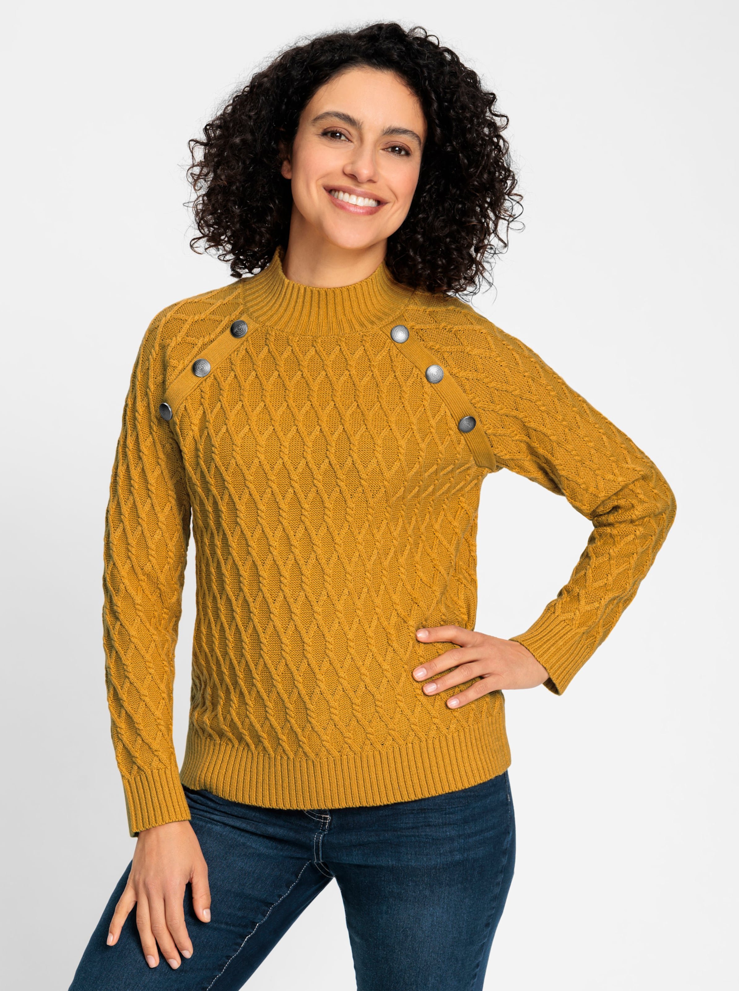 Thumbnail - Stehkragenpullover