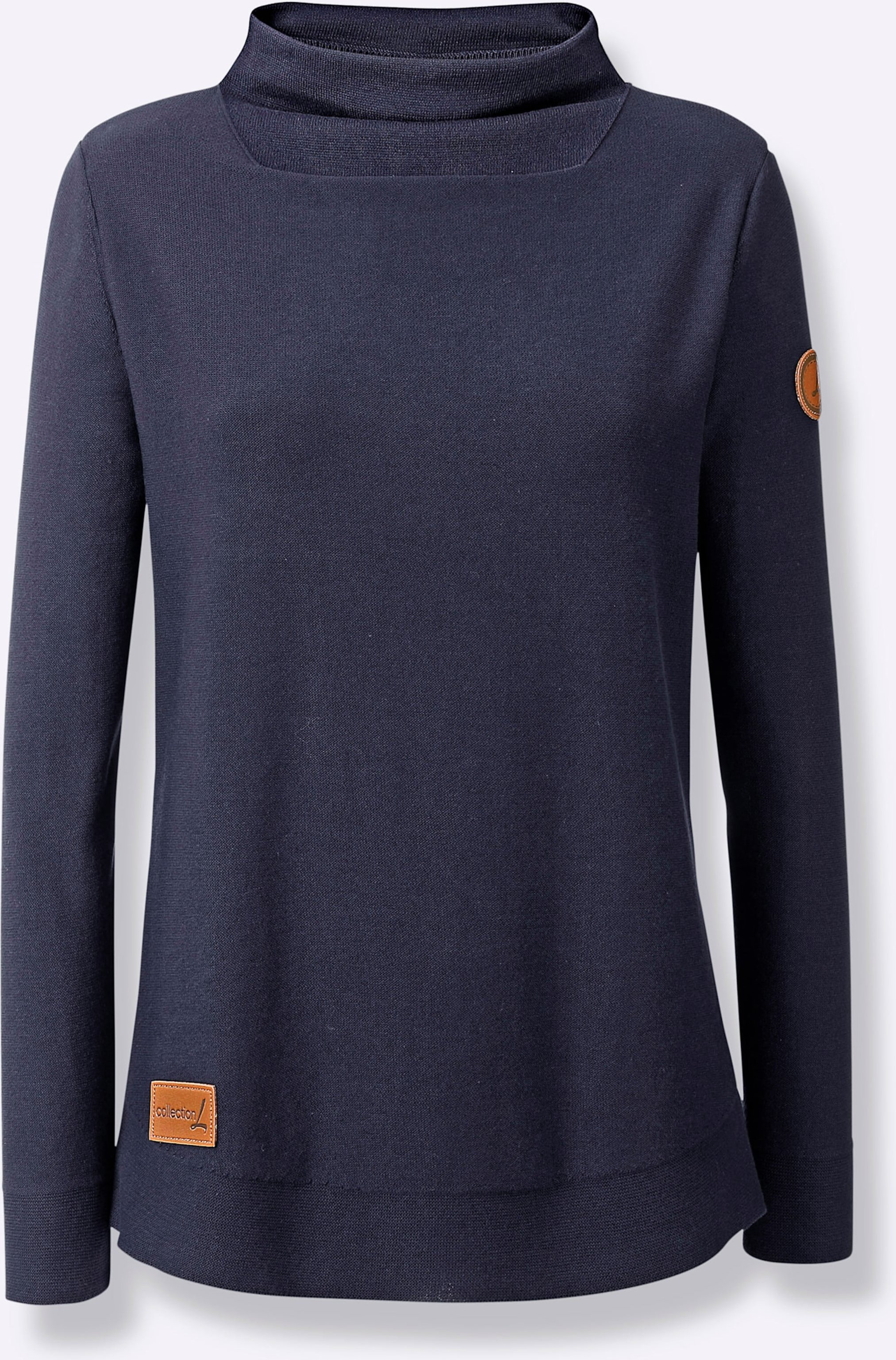 Stehkragenpullover