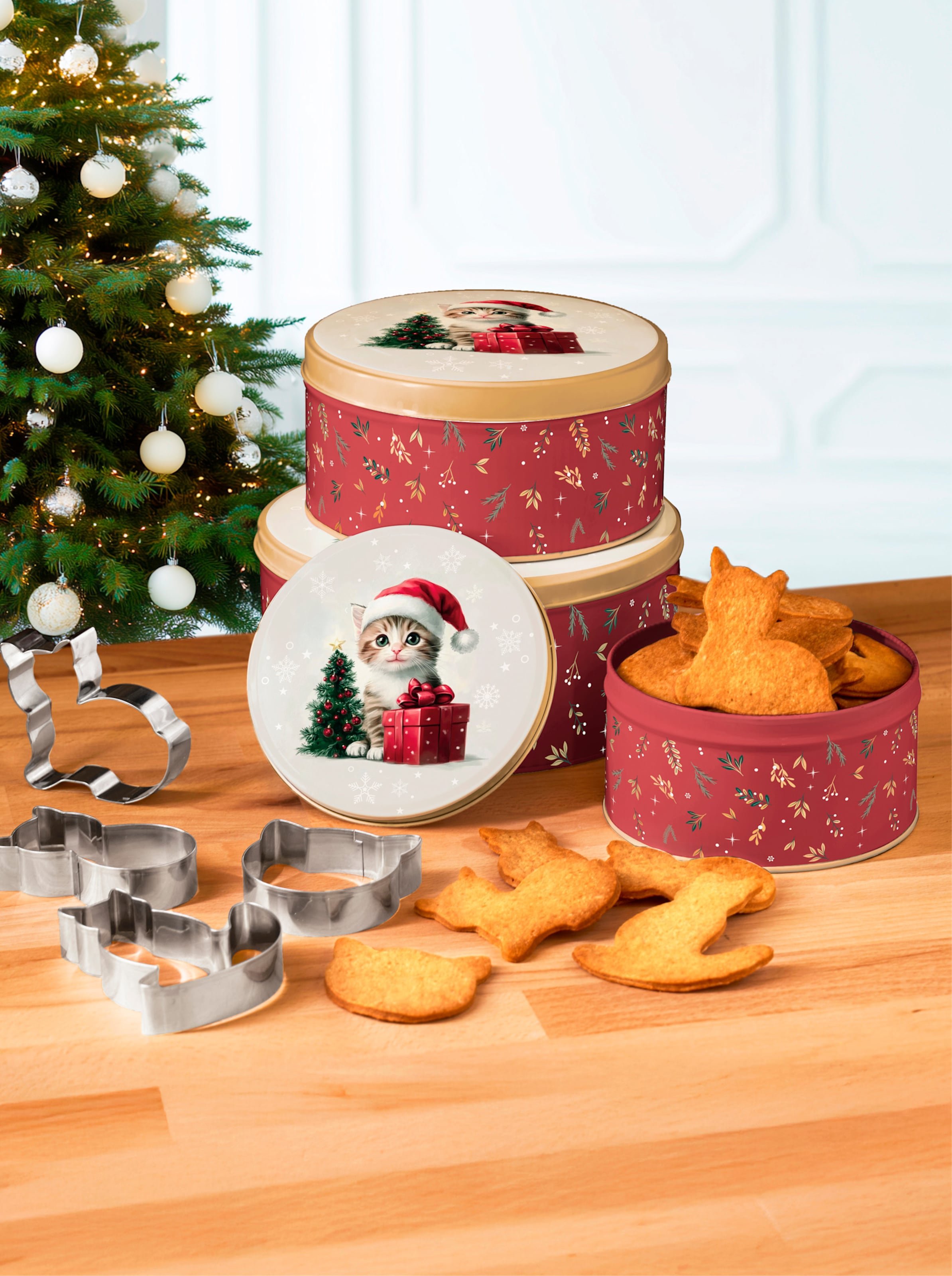 7tlg. Weihnachtsplätzchen Set