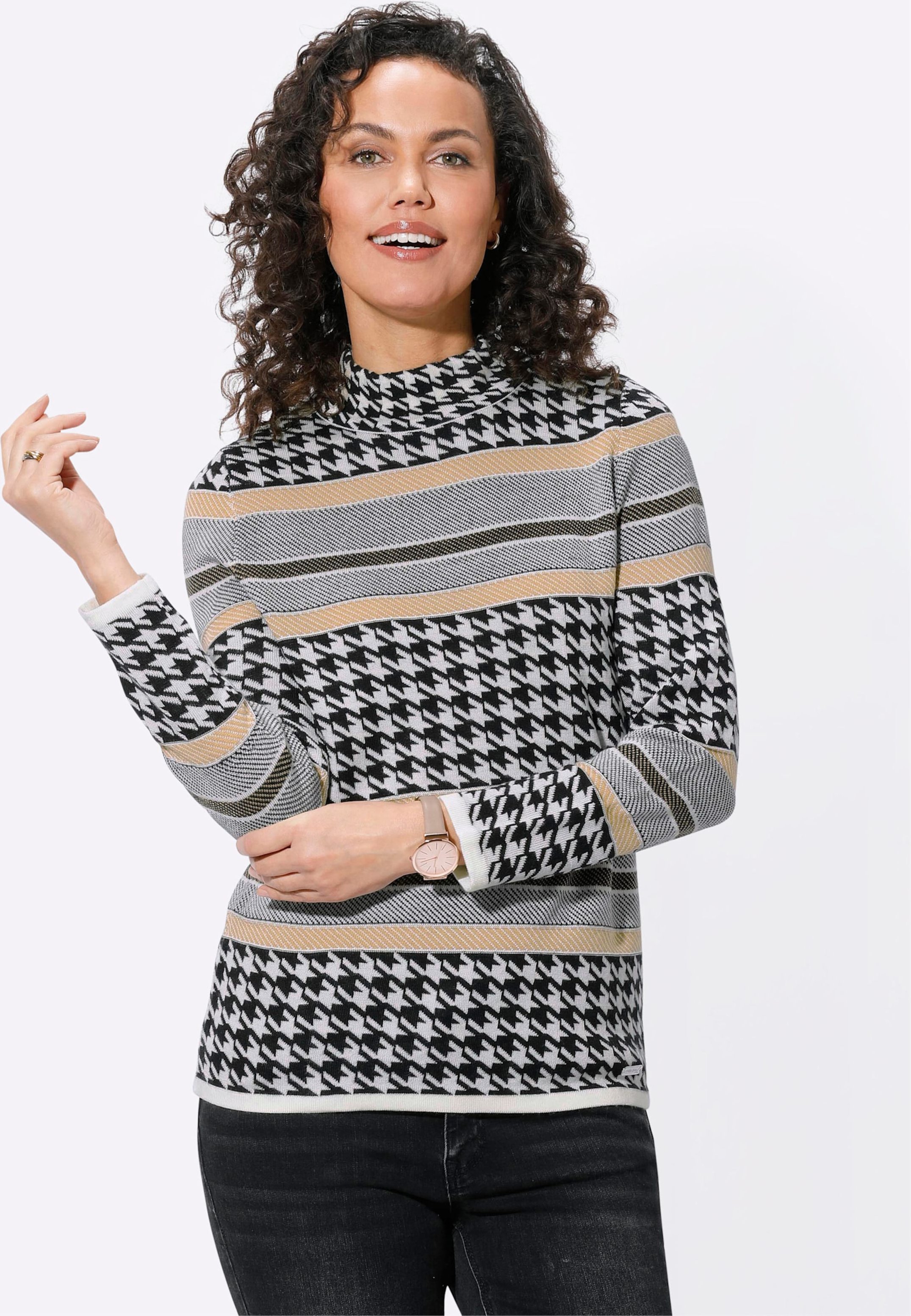 Thumbnail - Stehkragenpullover