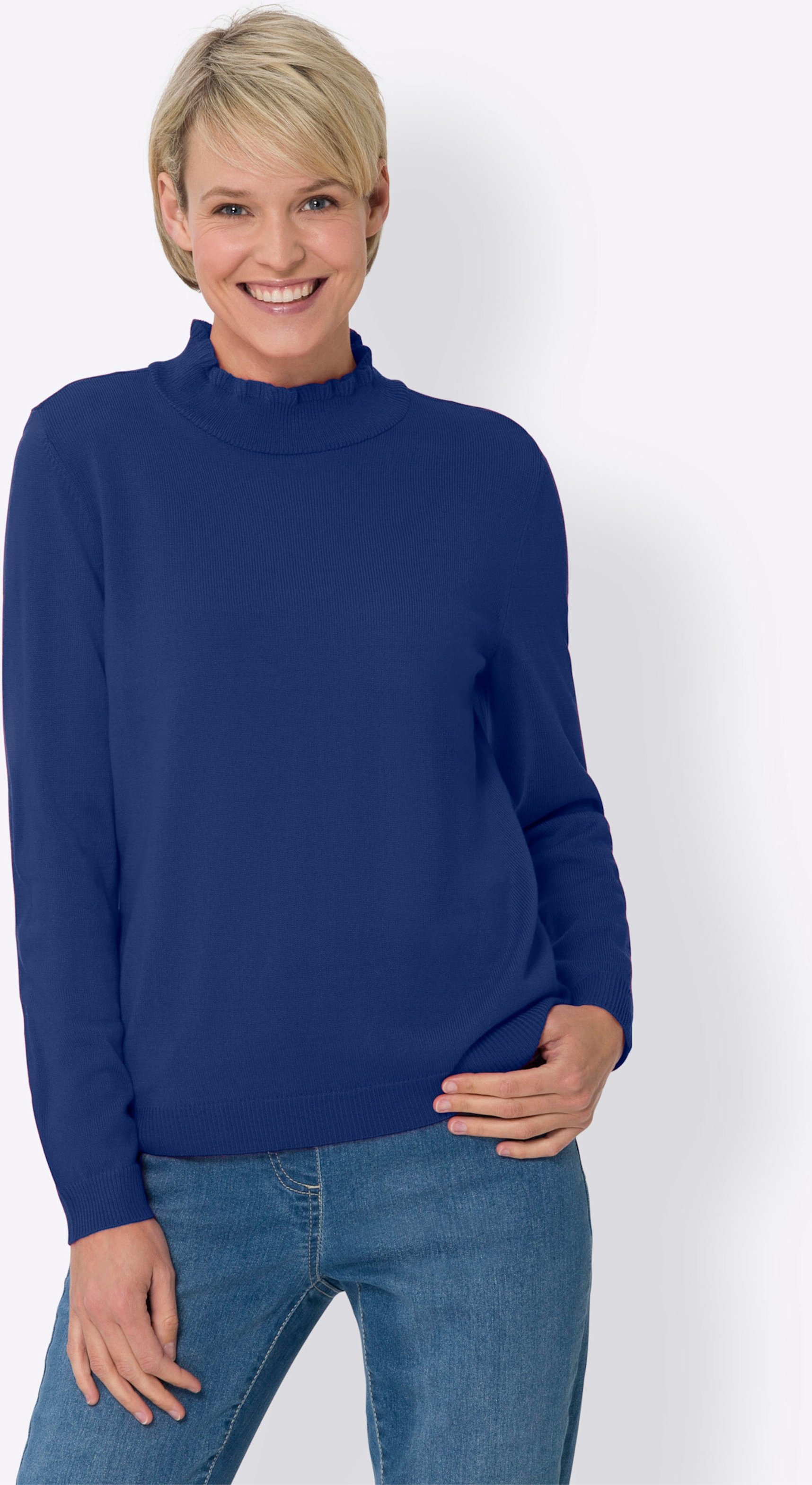 Thumbnail - Stehkragenpullover