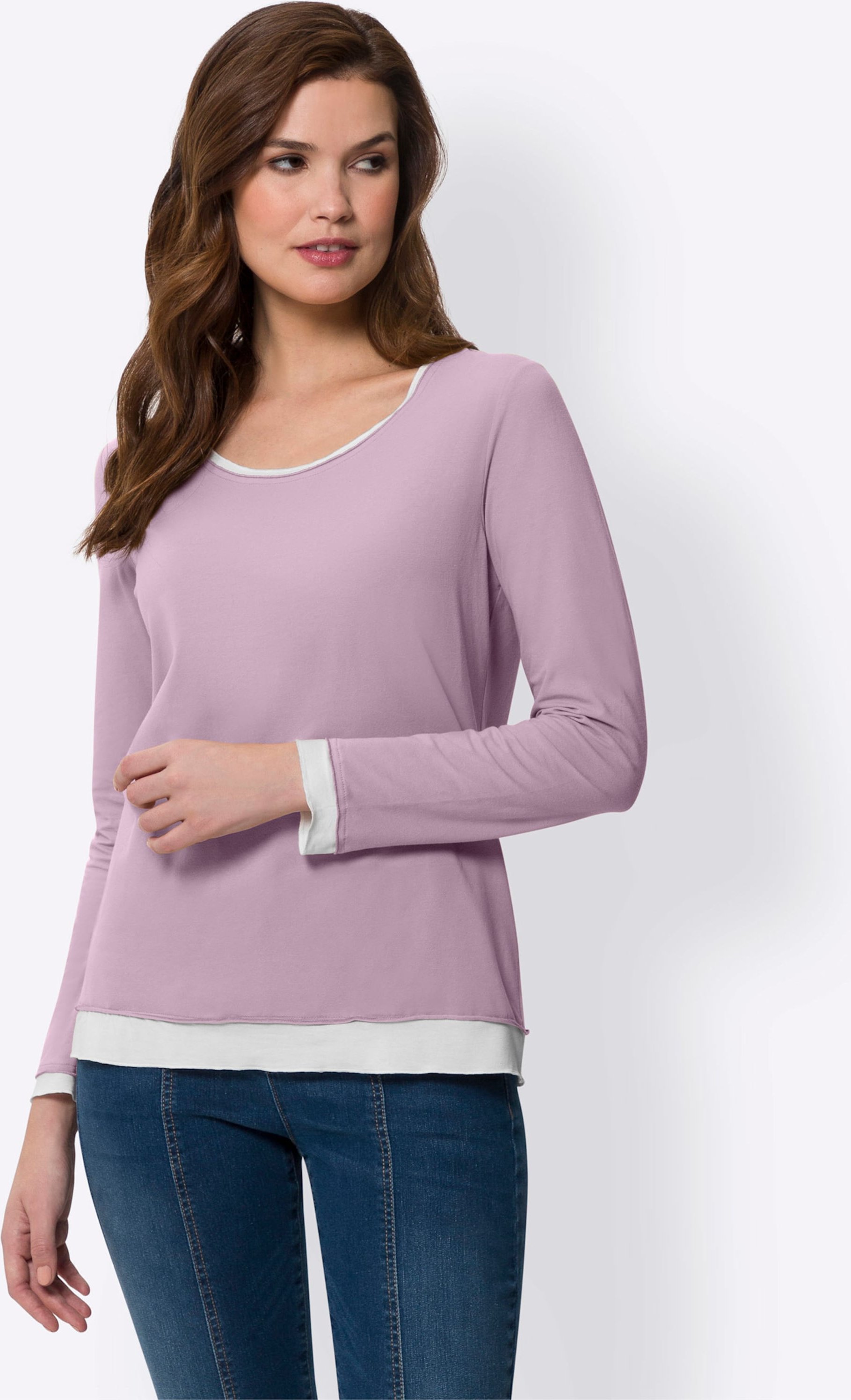 2-in-1-Langarmshirt