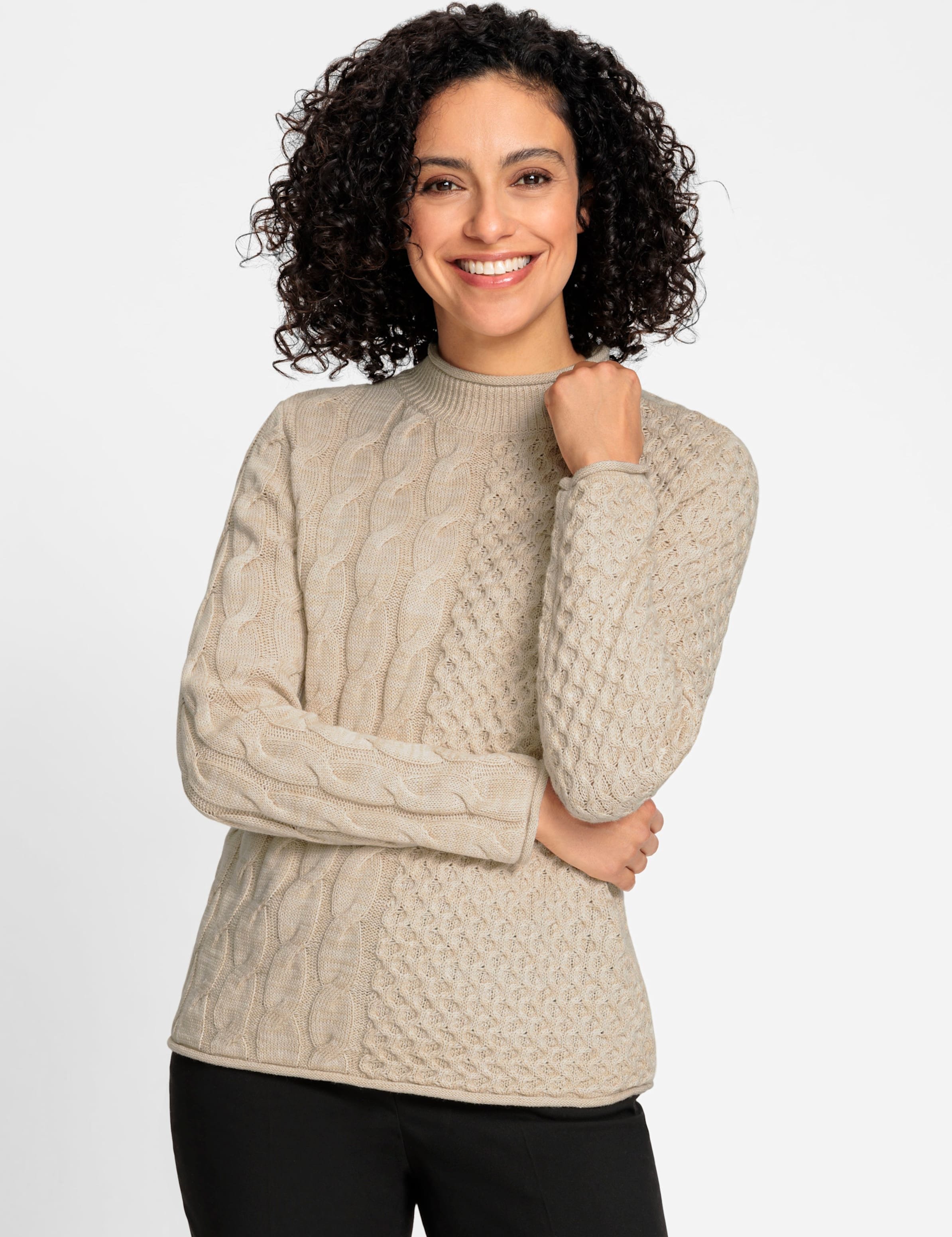 Stehkragenpullover