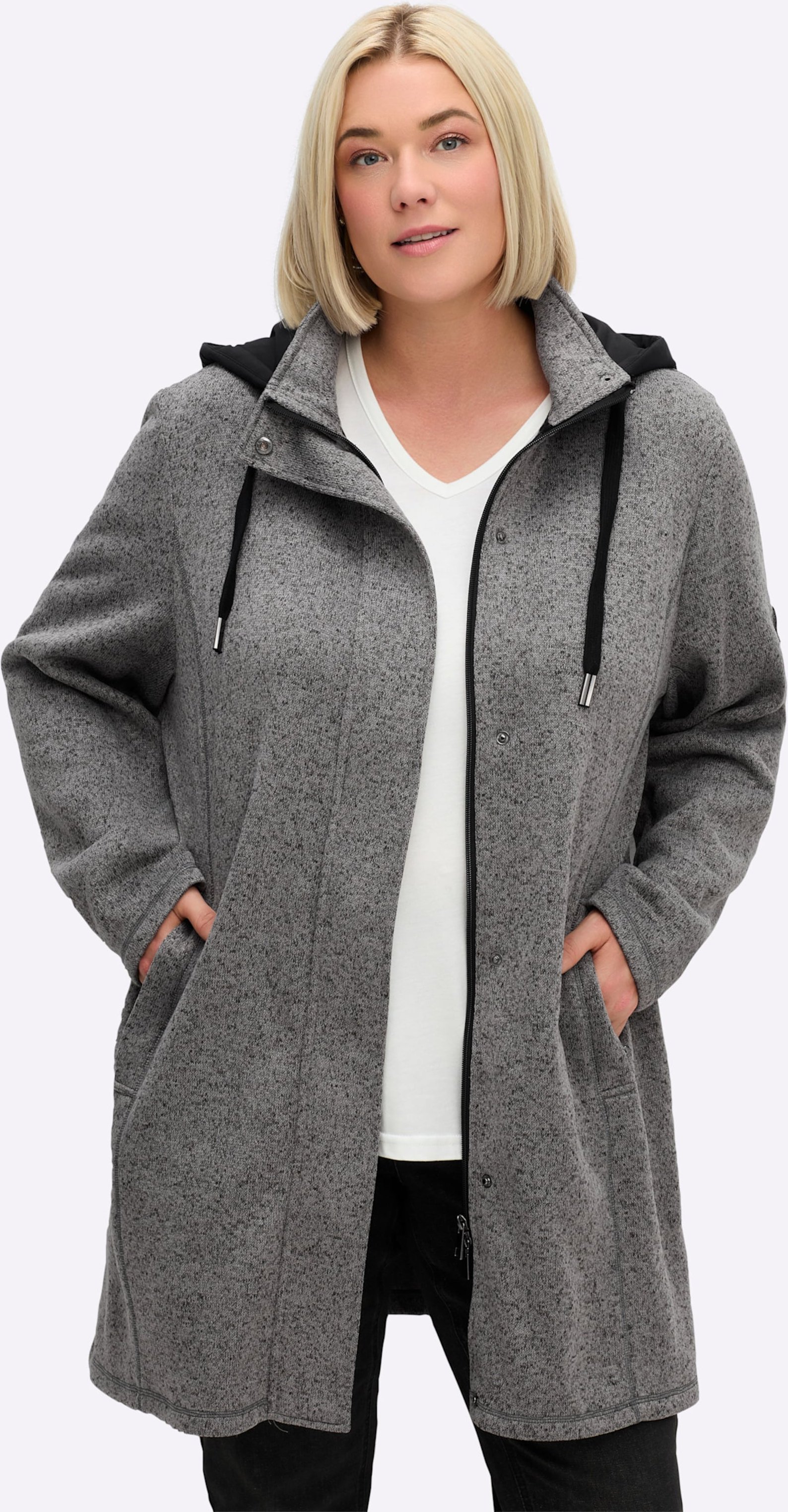 Thumbnail - Strickfleecejacke