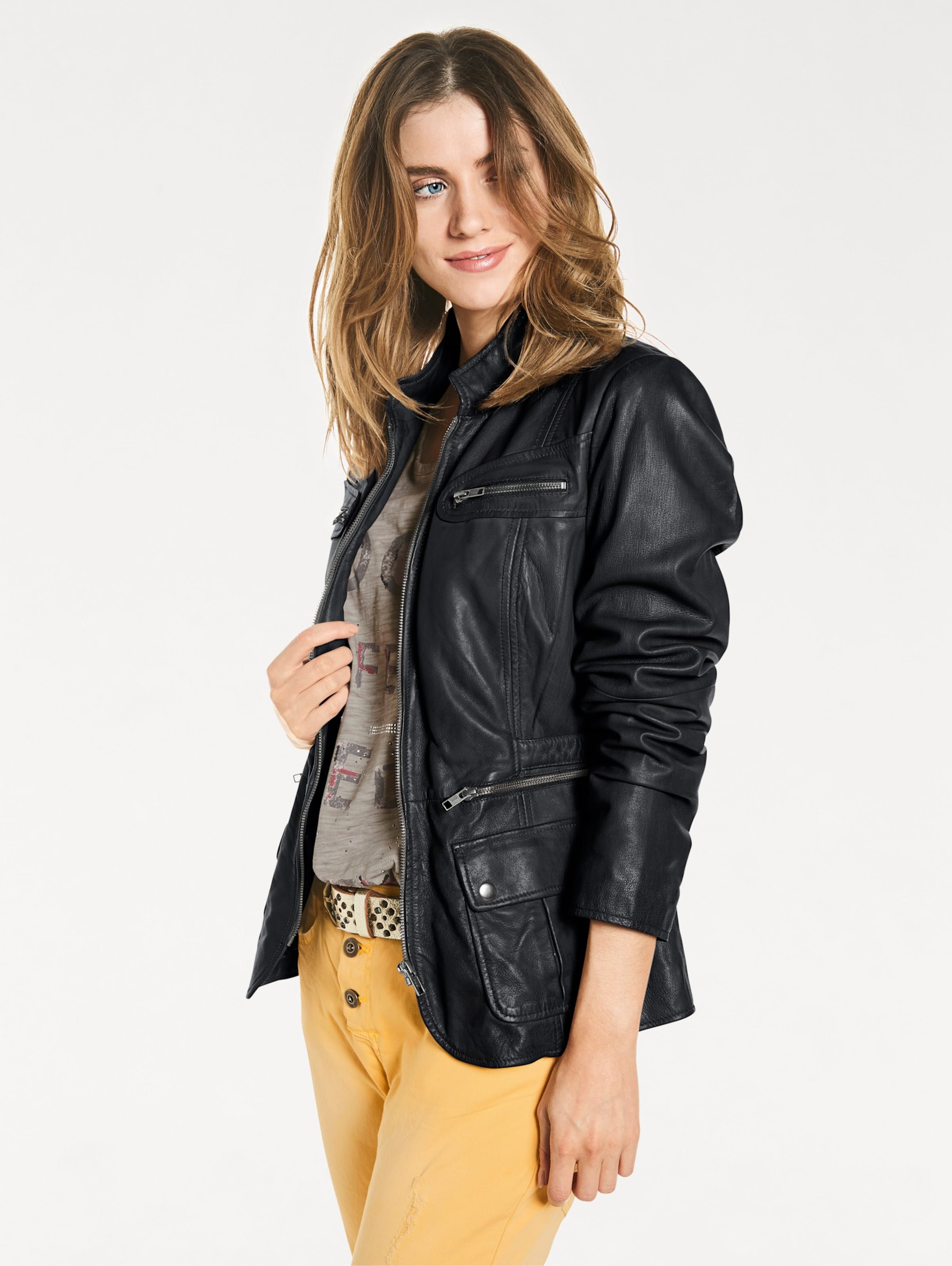 Lederjacke