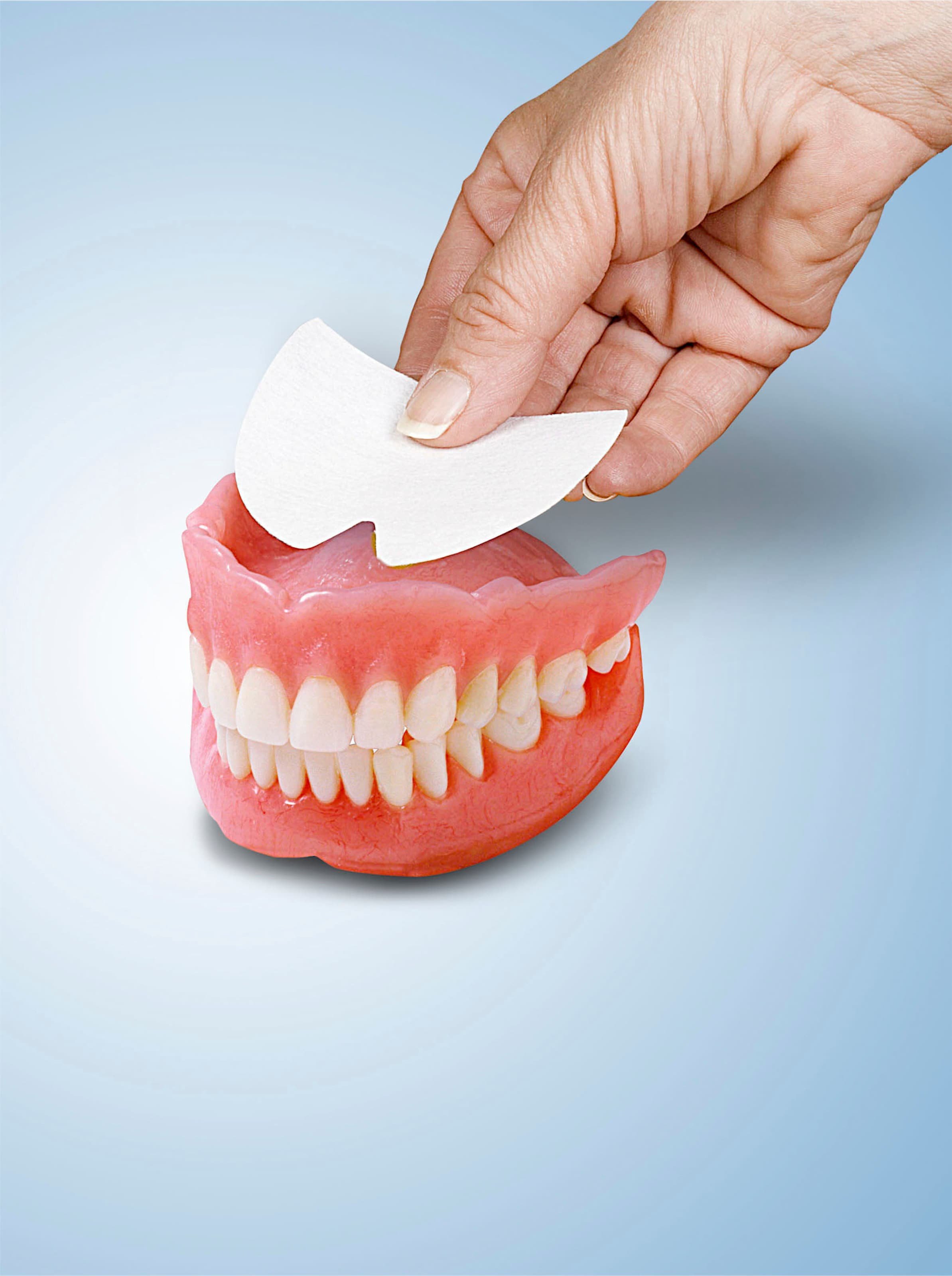 Prothesen-Haftplättchen