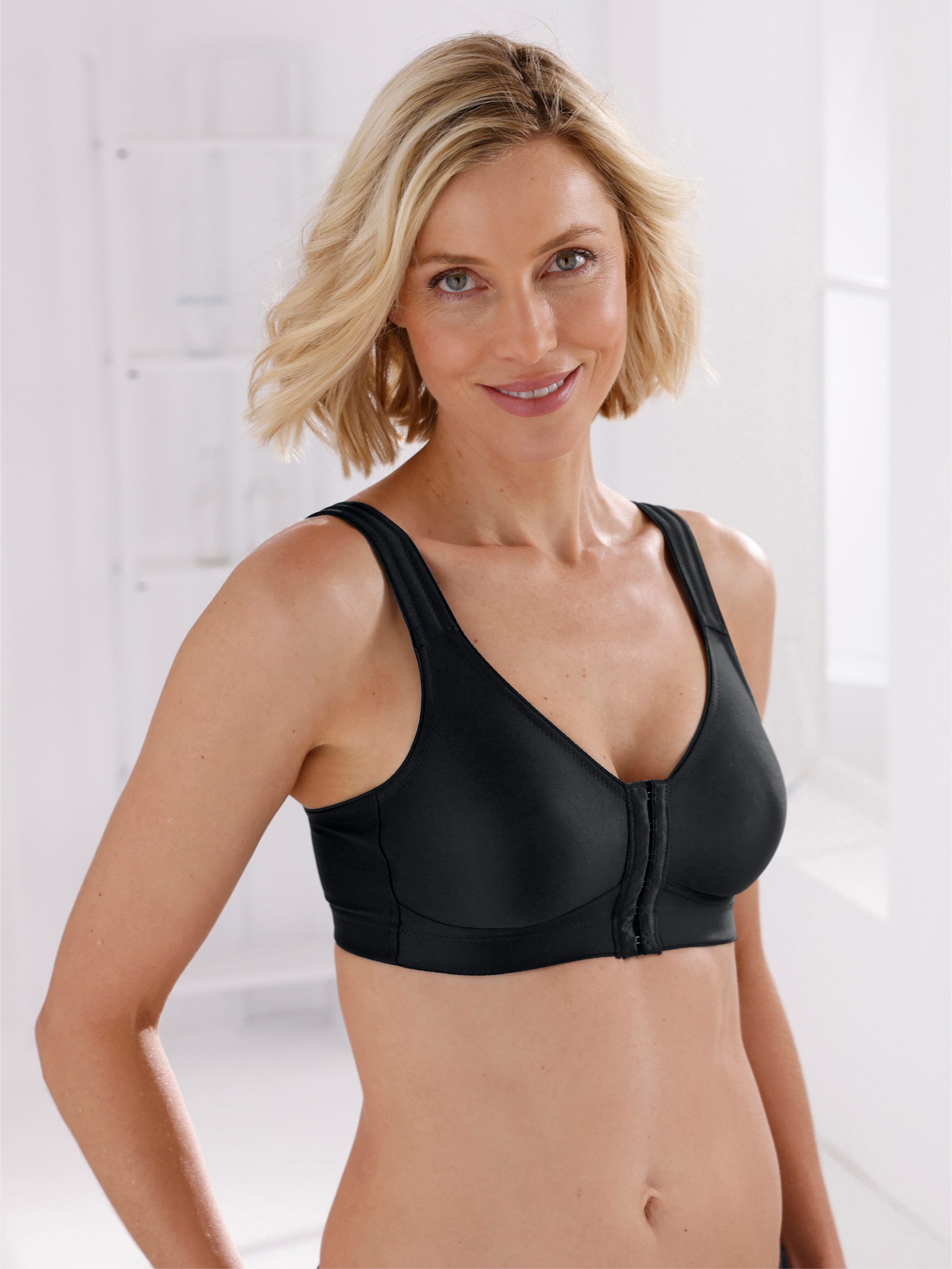 Vorderverschluss-BH ohne Bügel