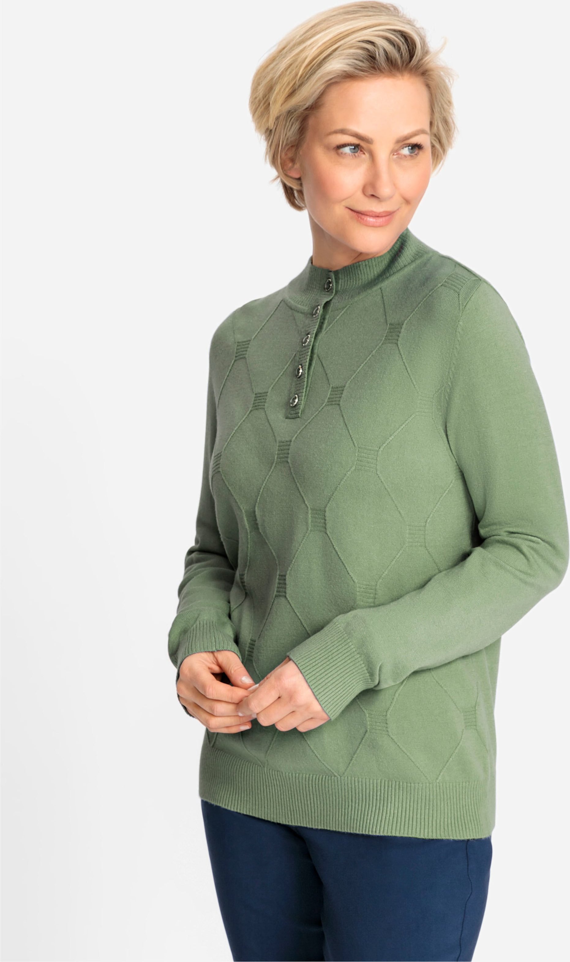 Stehkragenpullover
