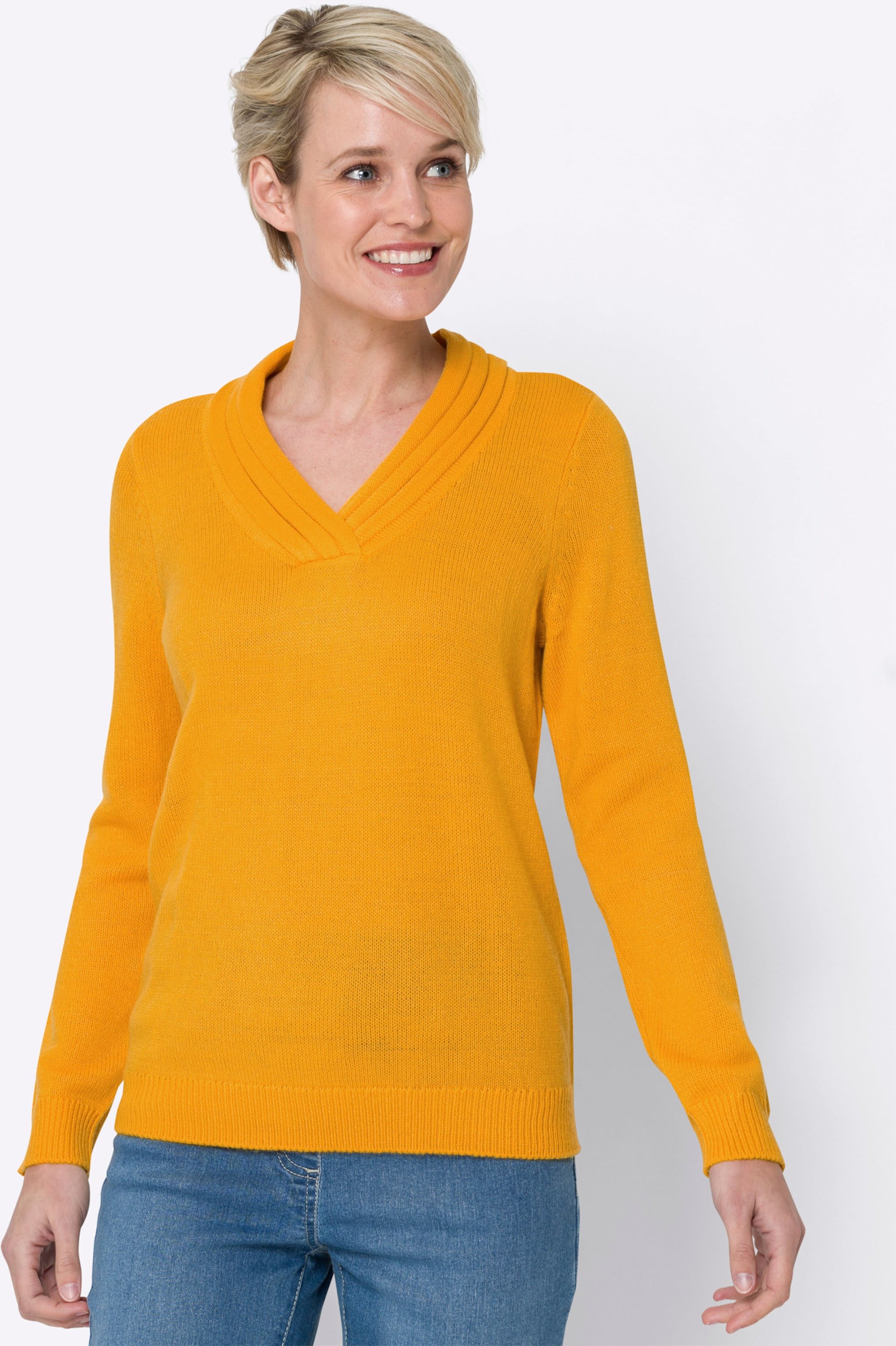 Thumbnail - V-Ausschnitt-Pullover