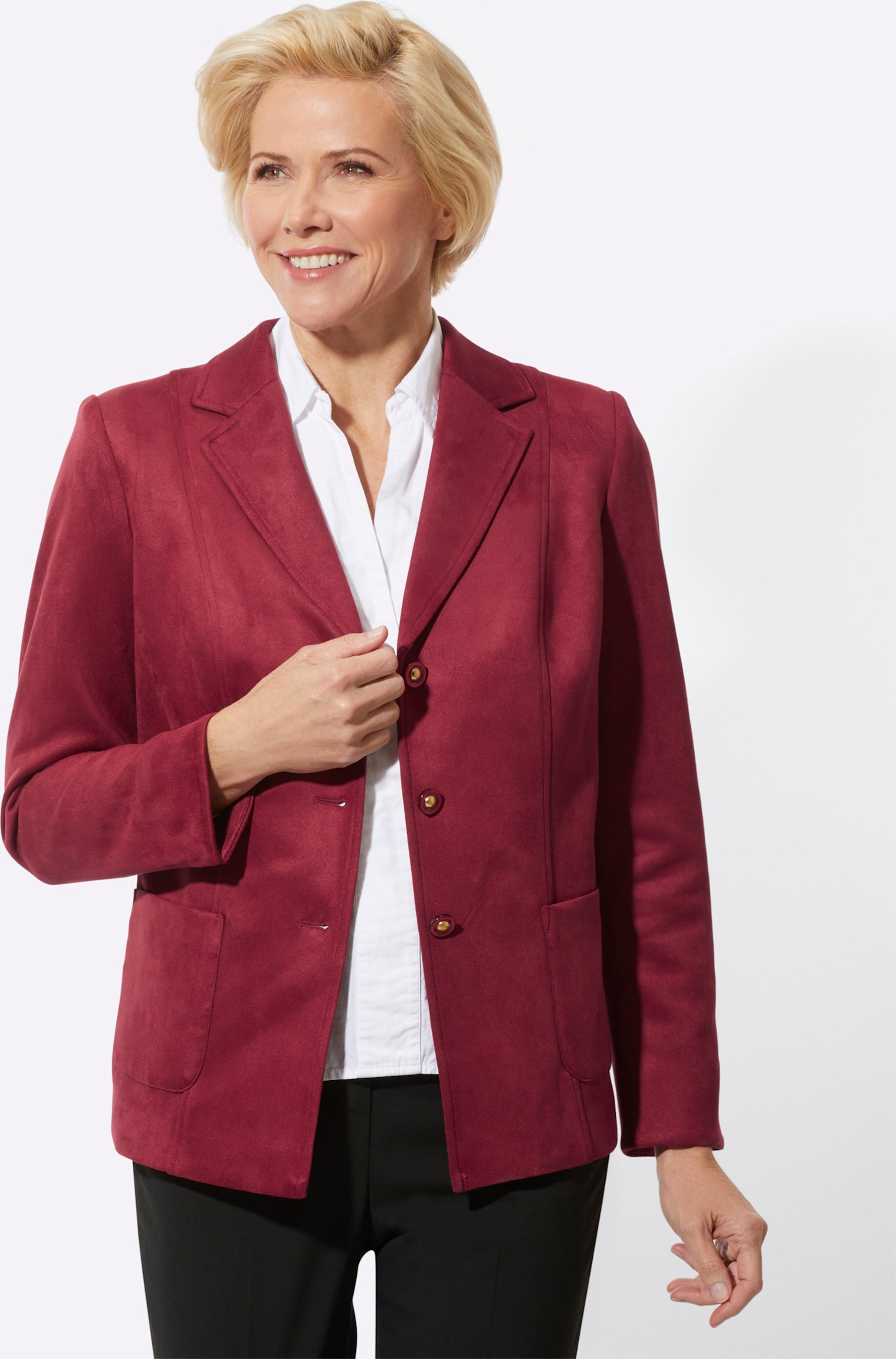Thumbnail - Lederimitat-Blazer