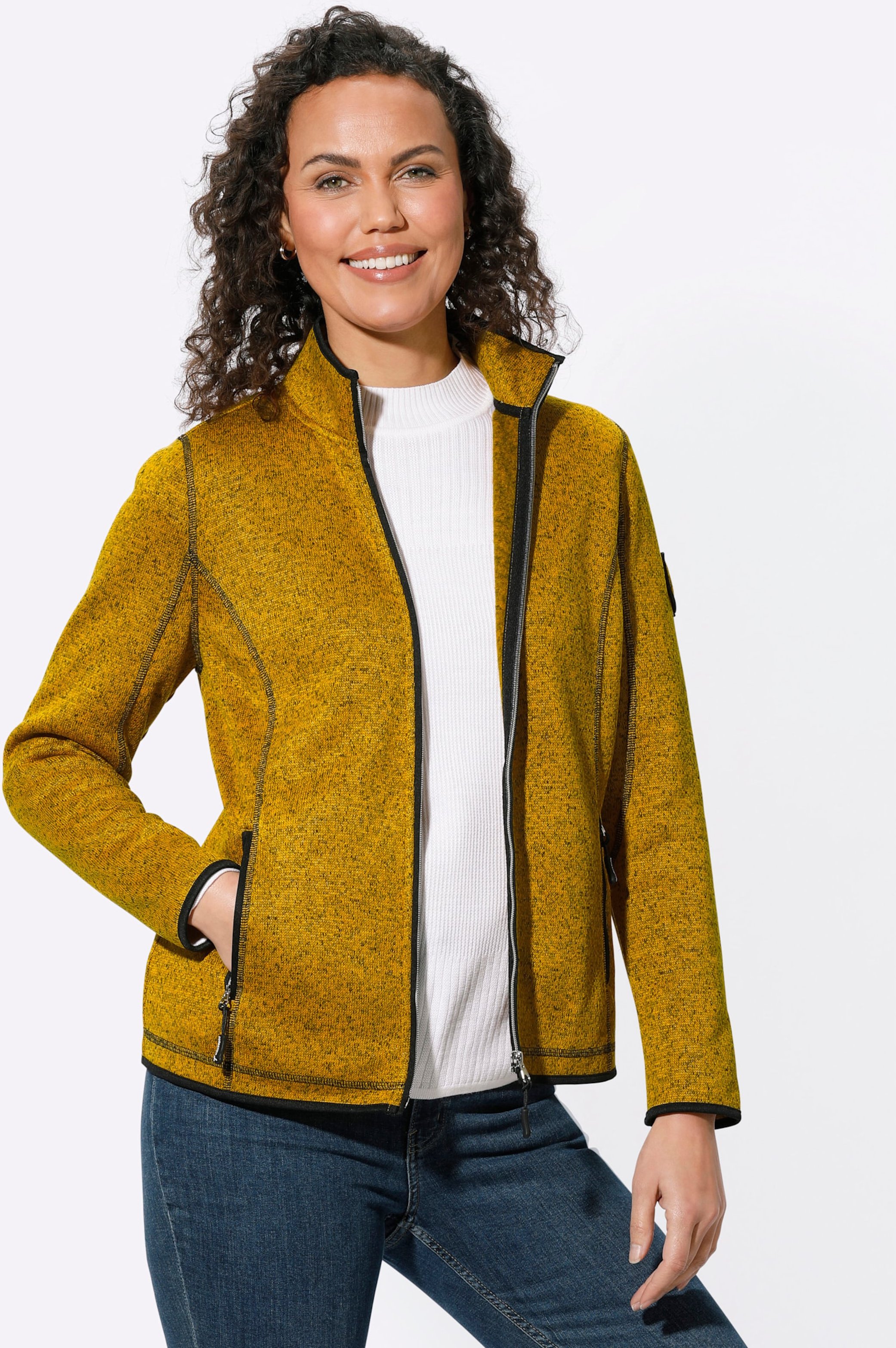 Strickfleecejacke
