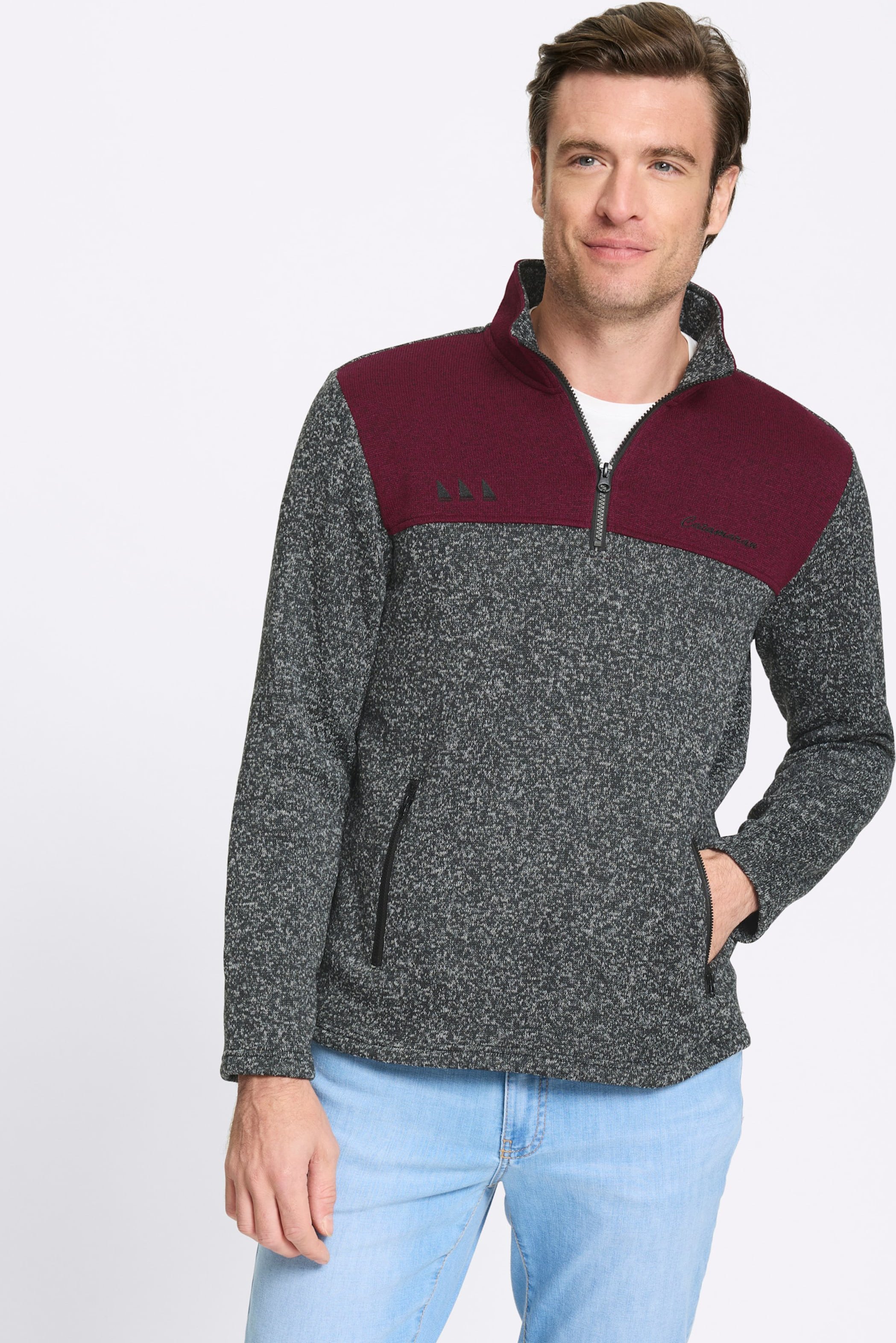 Strickfleece-Pullover