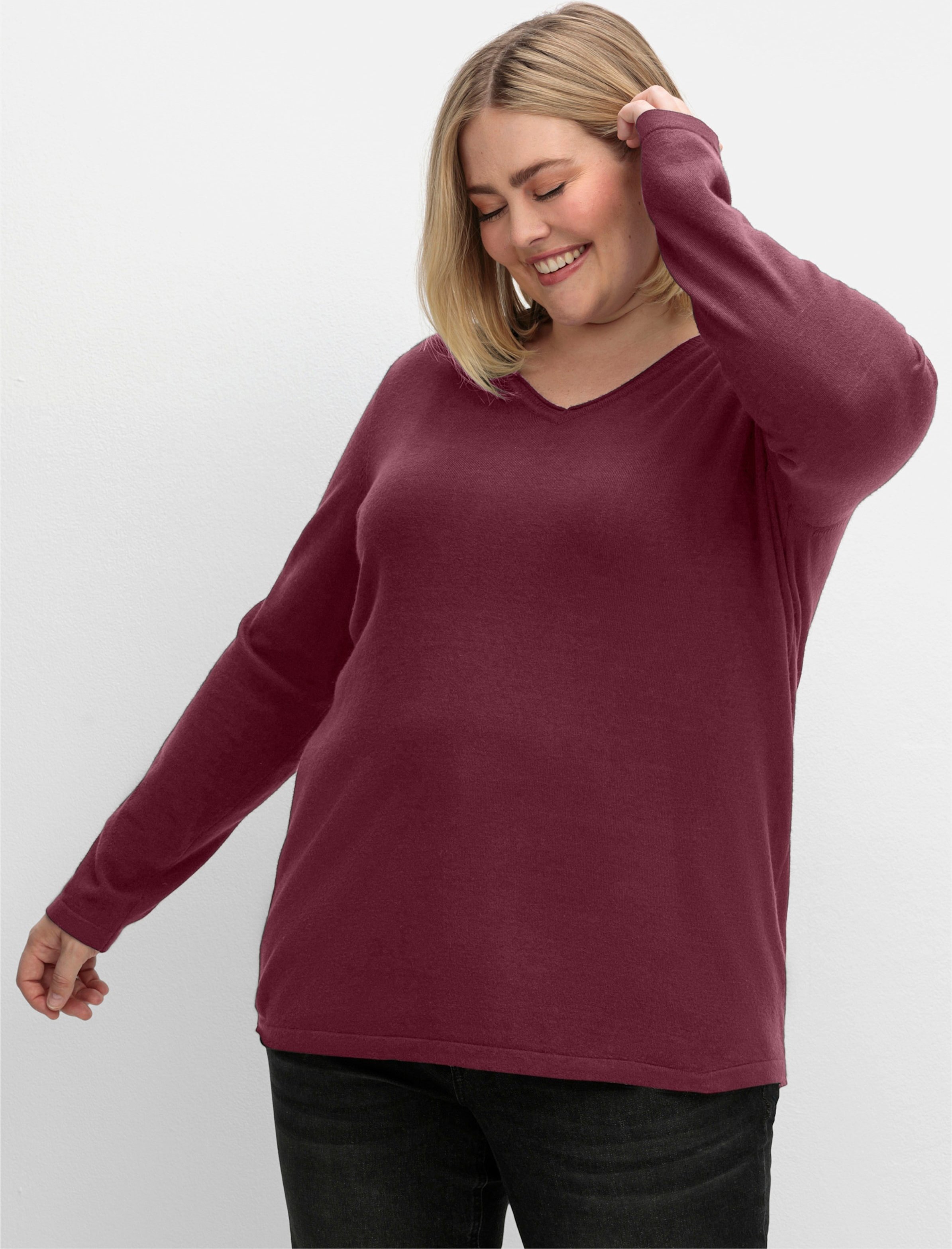 Thumbnail - V-Ausschnitt-Pullover