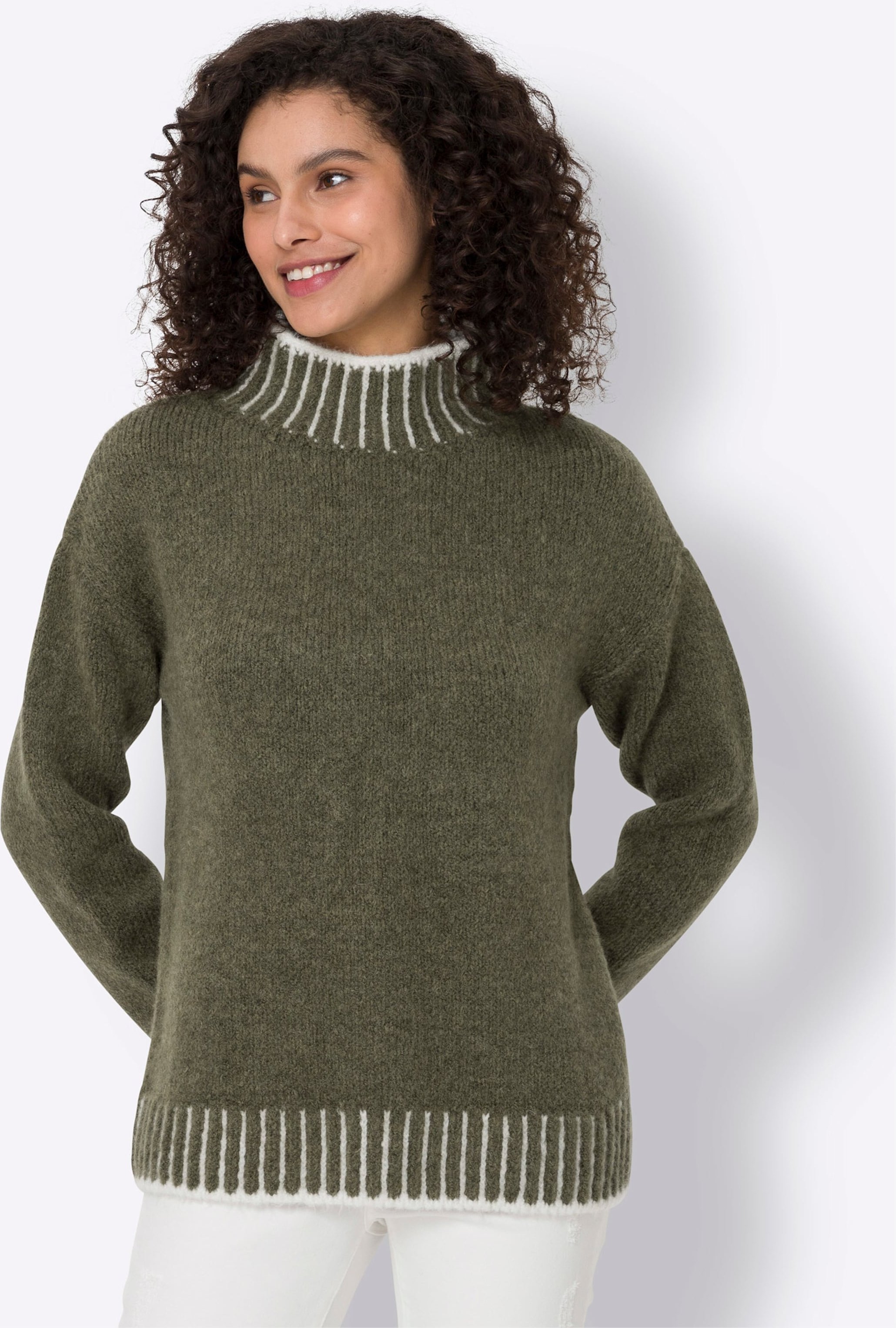 Stehkragenpullover