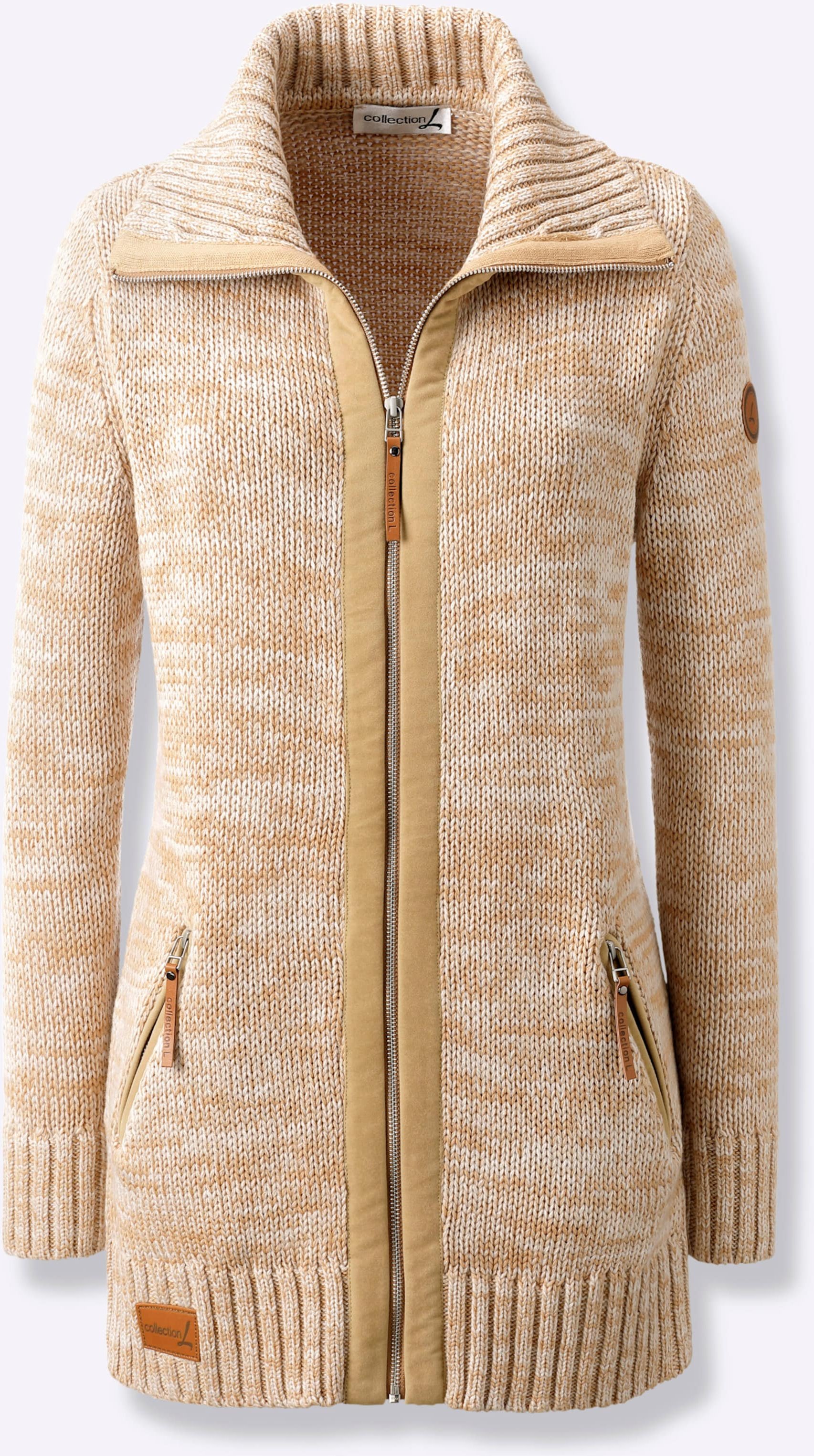 Longstrickjacke