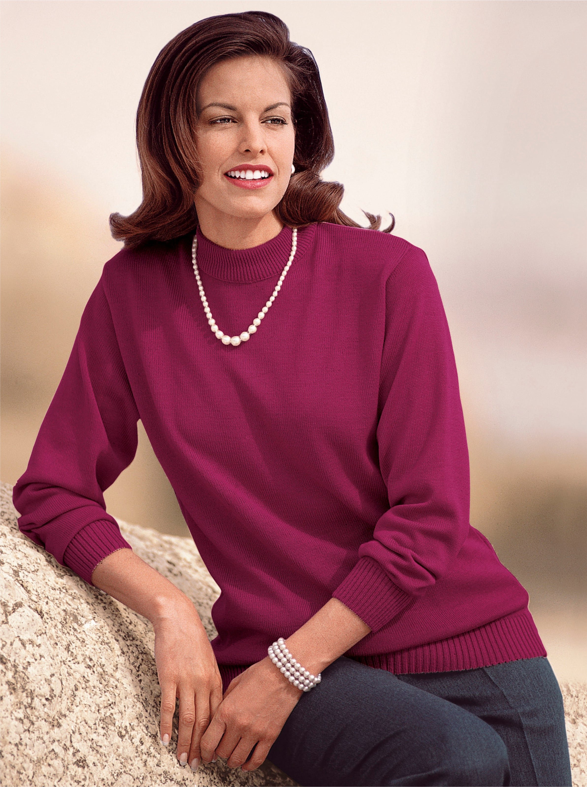 Thumbnail - Stehkragenpullover