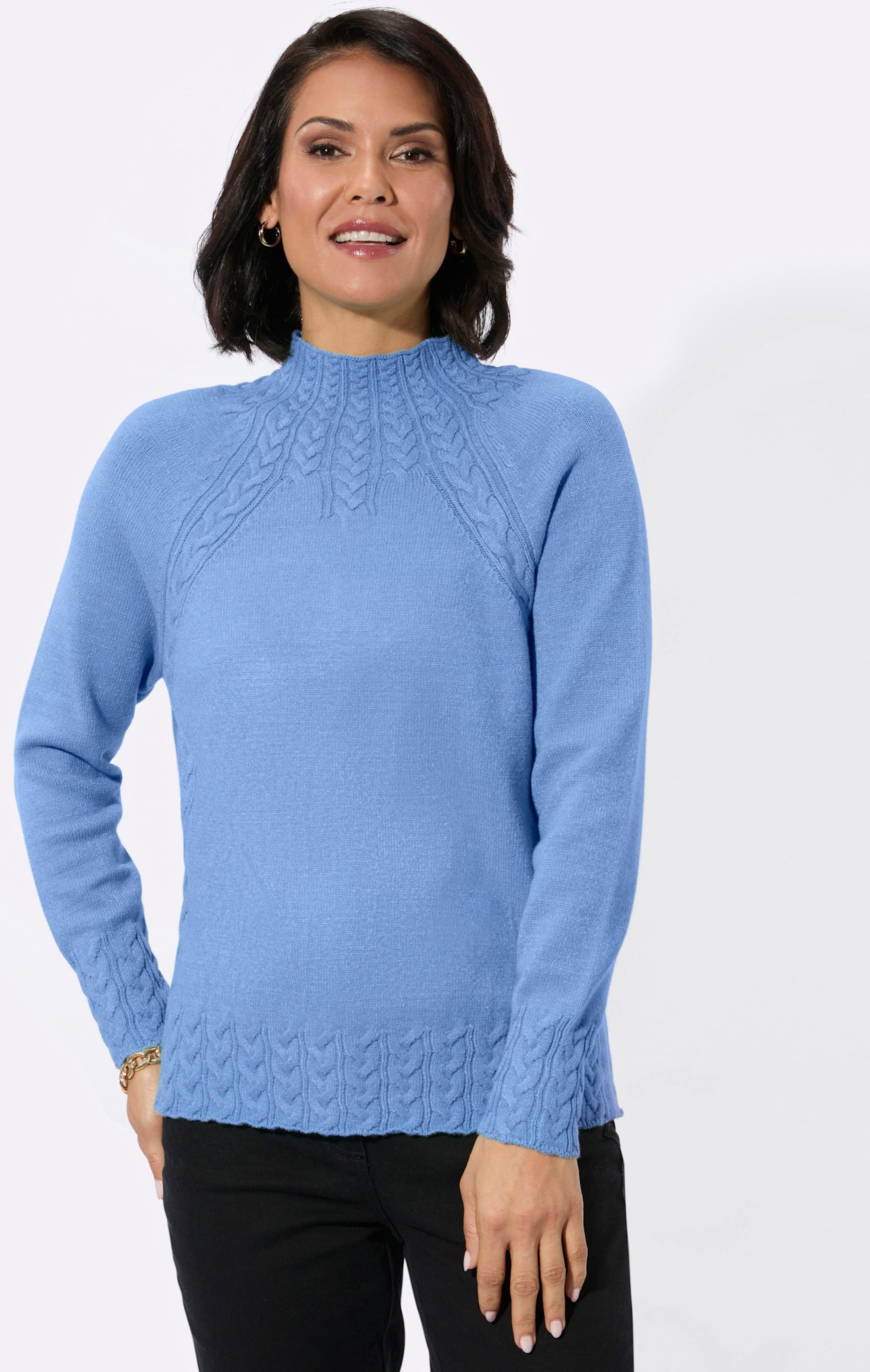 Stehkragenpullover