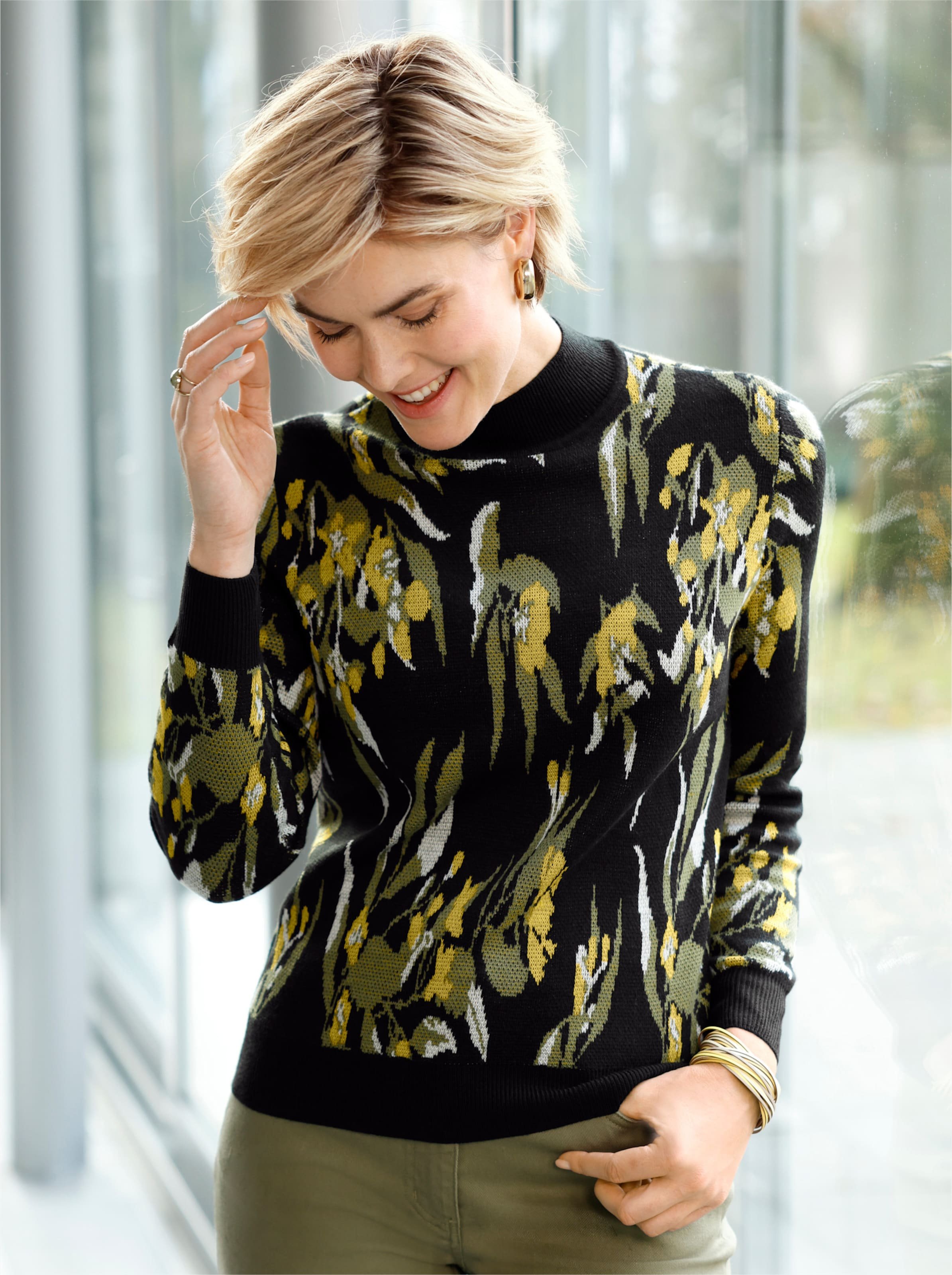 Thumbnail - Jacquard-Pullover