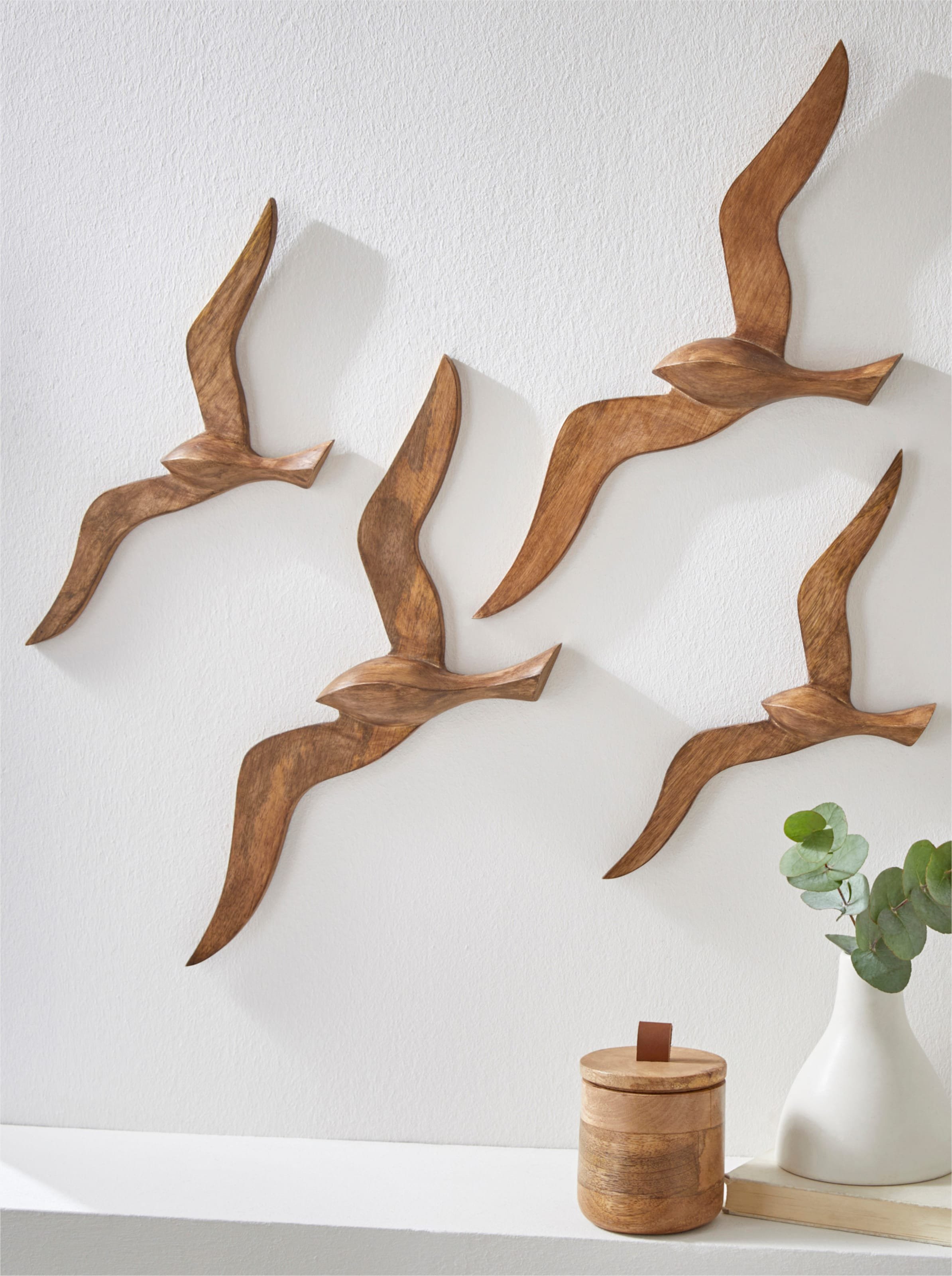 Wanddeko Vögel 2er-Set