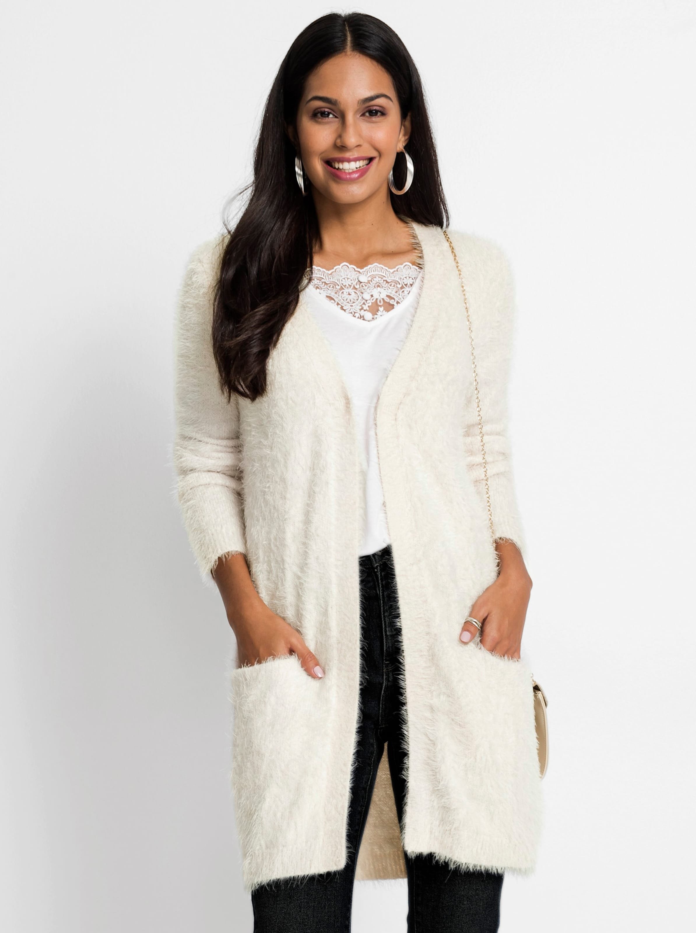 Longstrickjacke