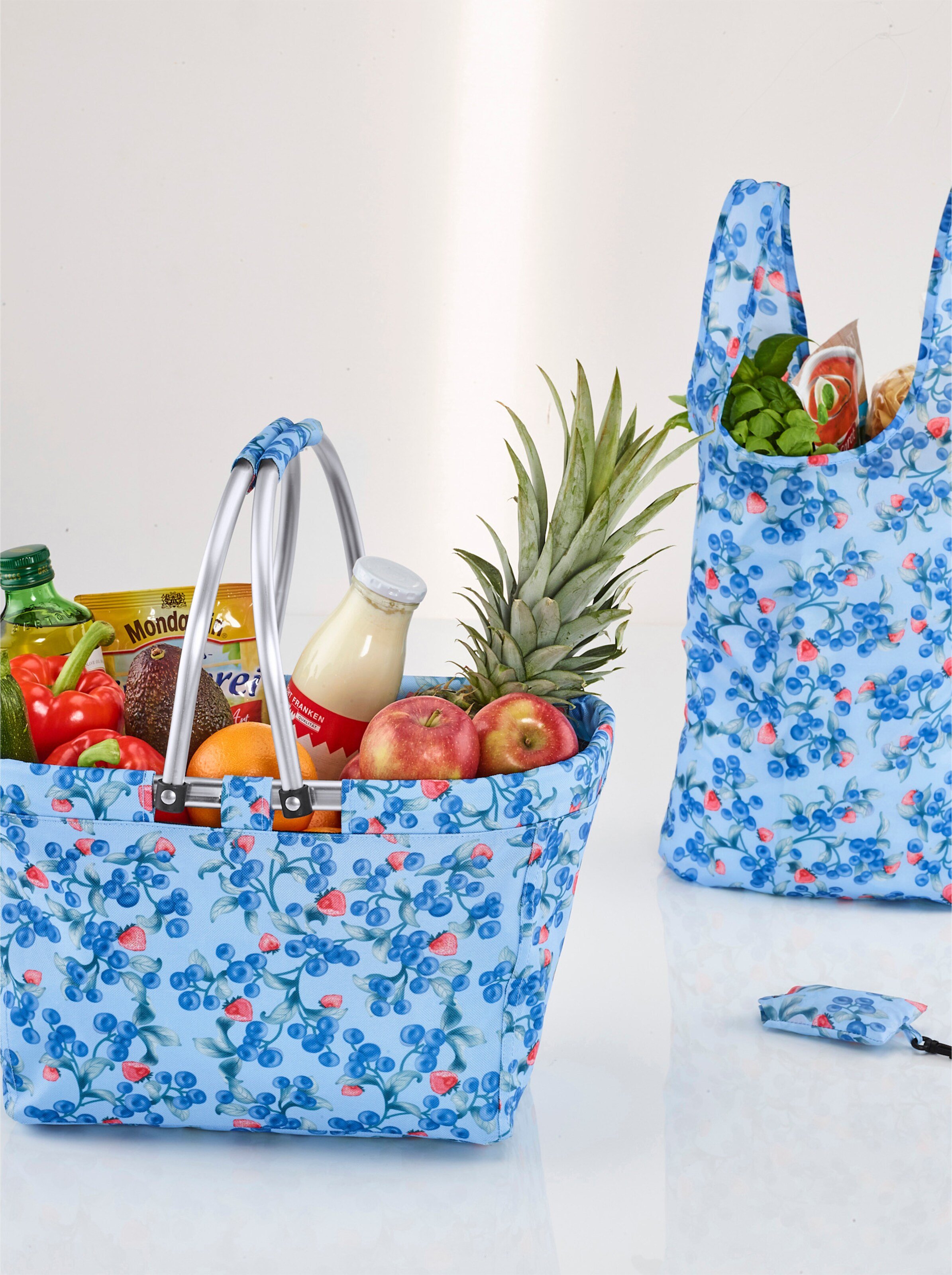 Einkaufskorb + Einkaufstasche