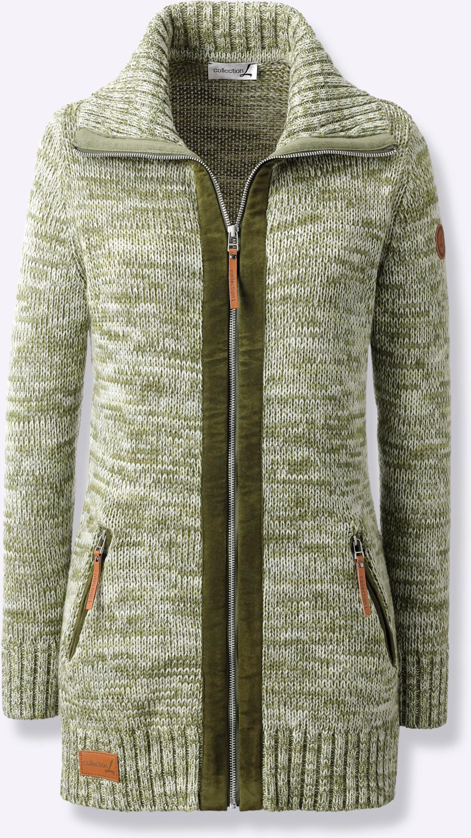 Longstrickjacke