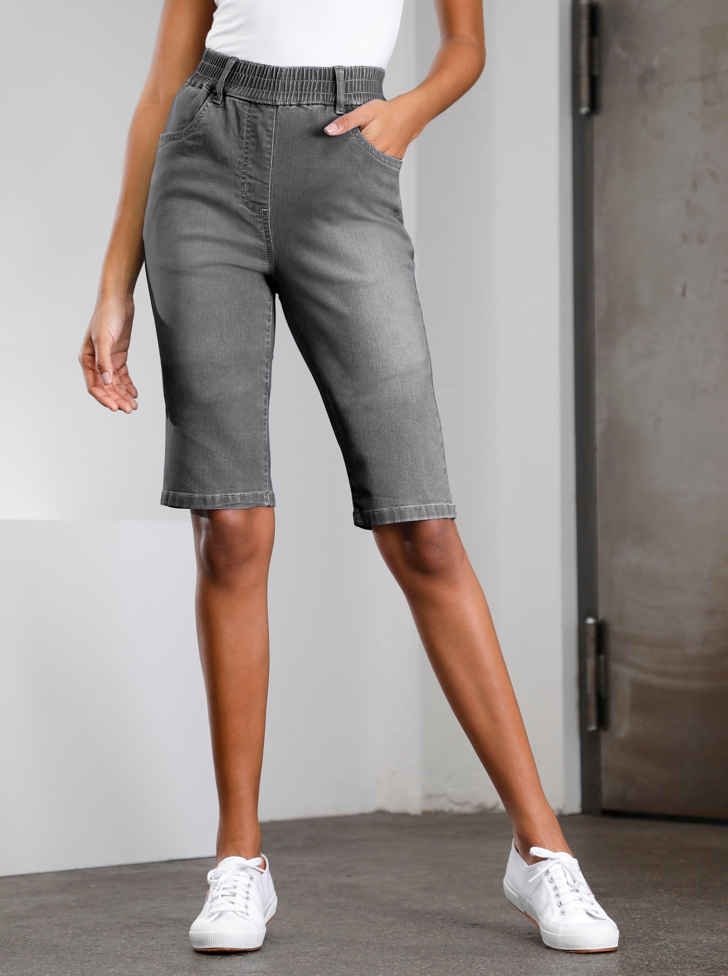 Jeansbermudas