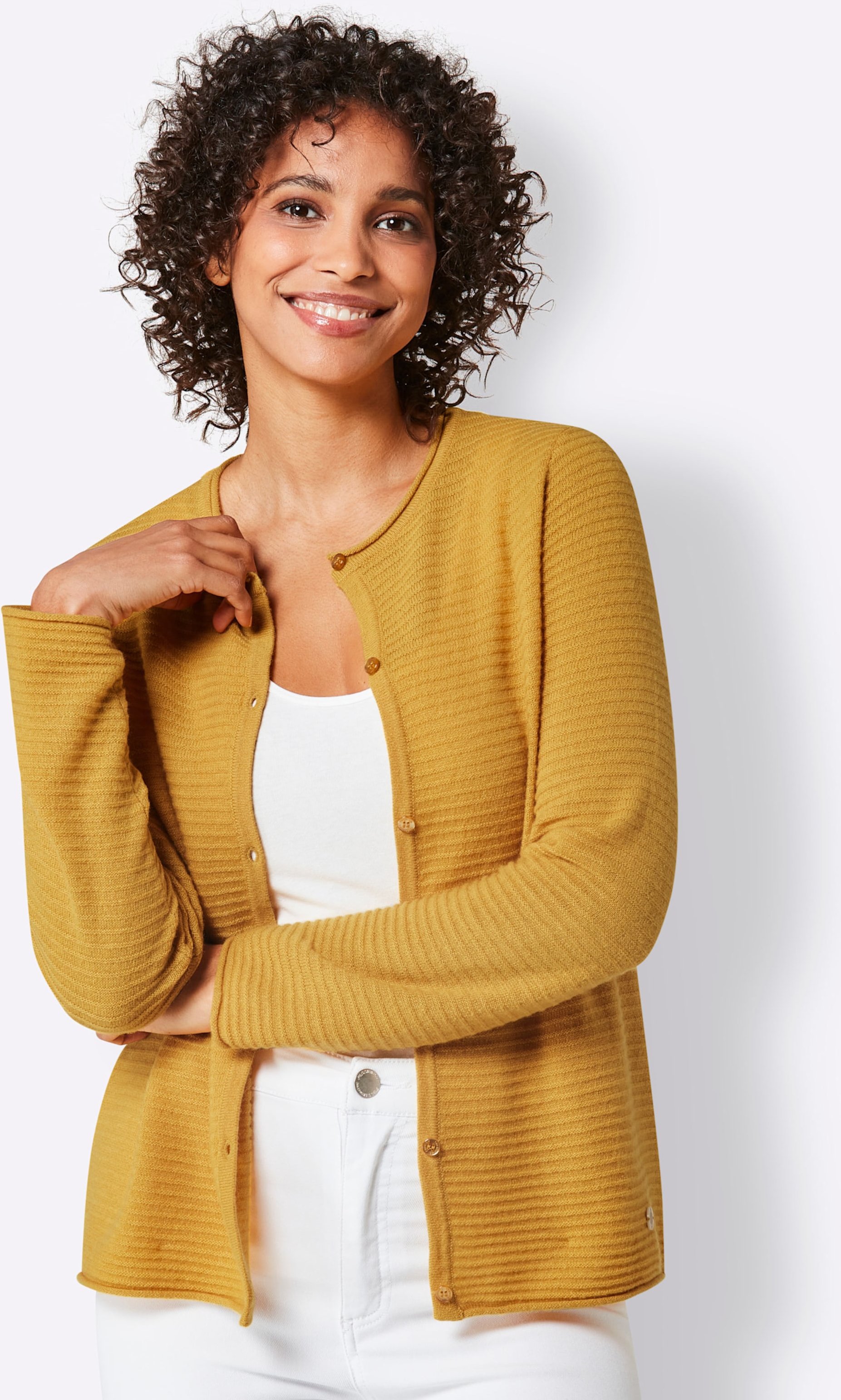 Kaschmir-Strickjacke