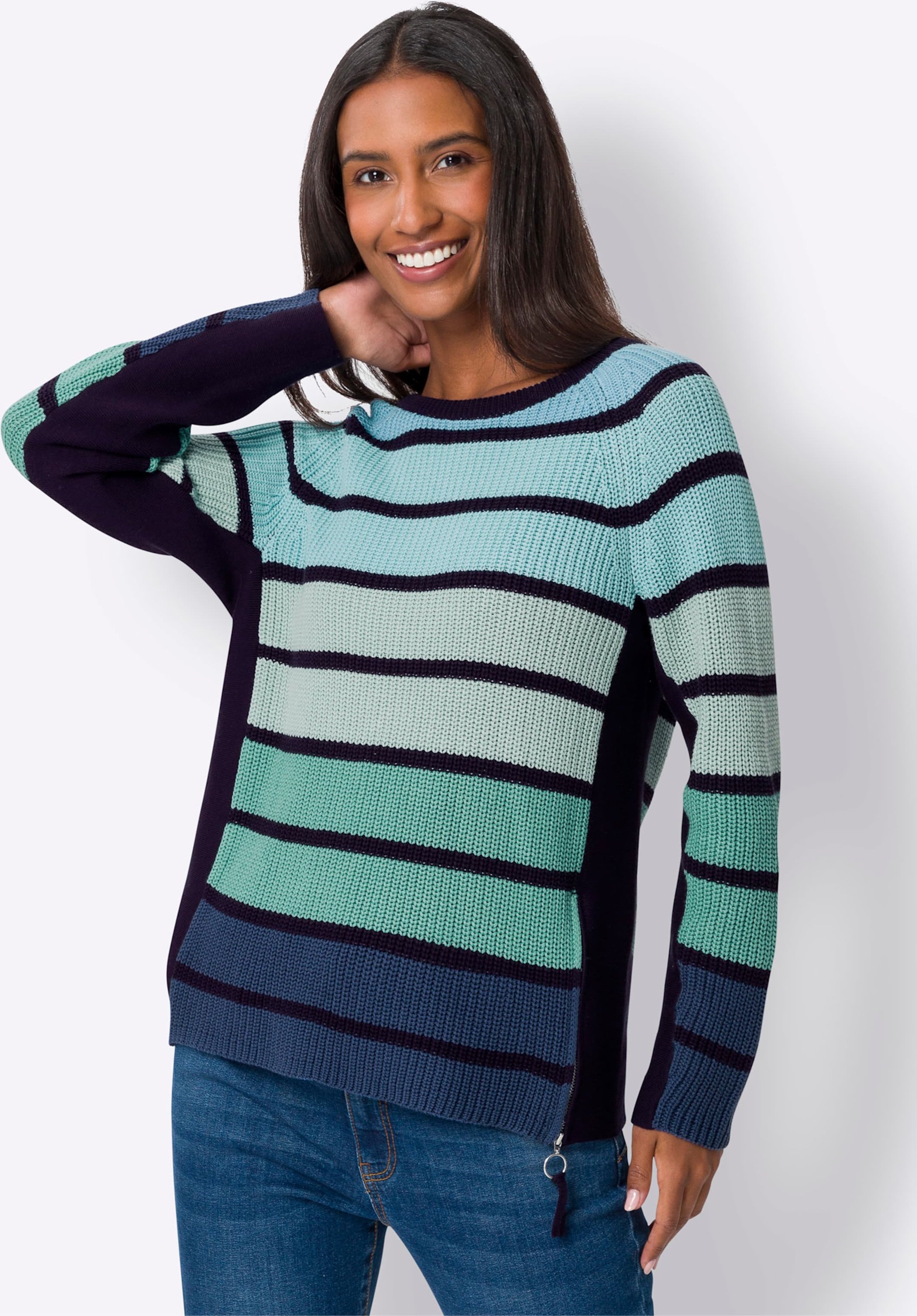 Streifenpullover