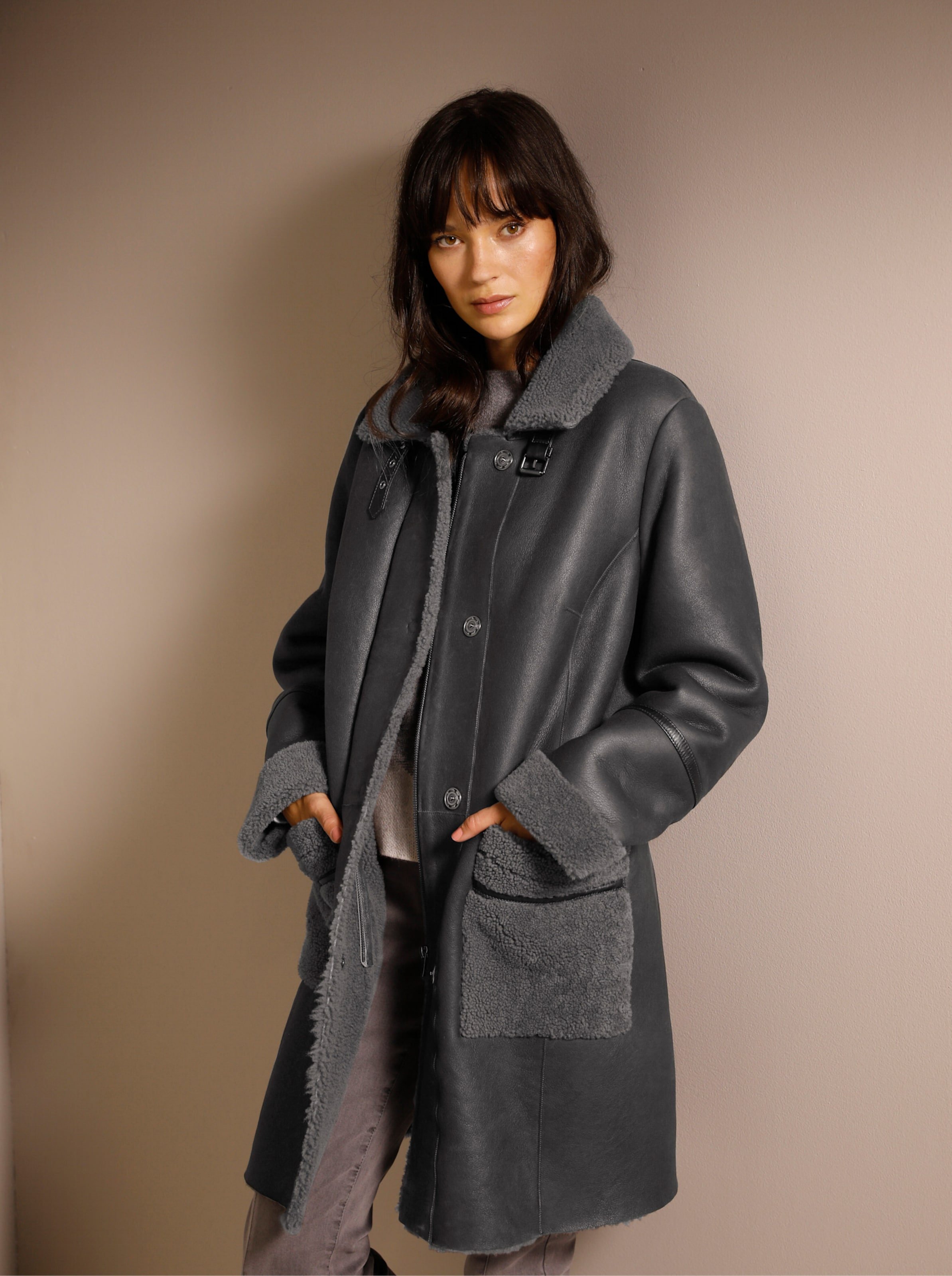 Thumbnail - Lammfelljacke