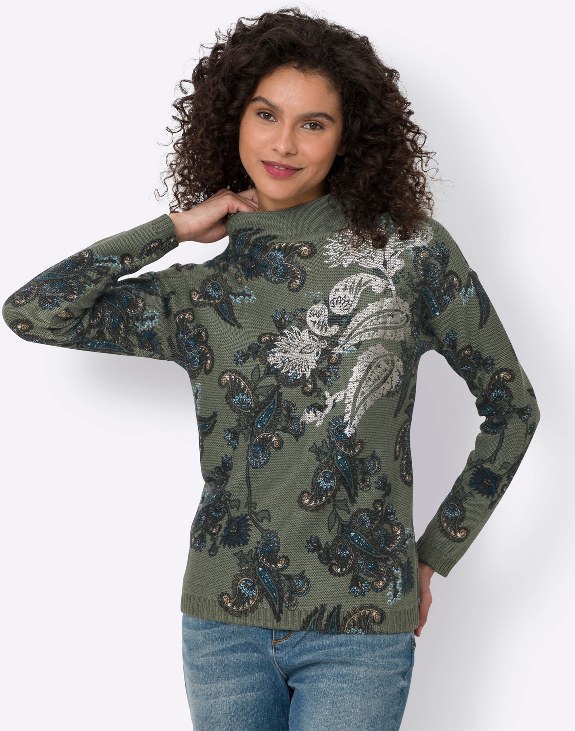 Thumbnail - Stehkragenpullover