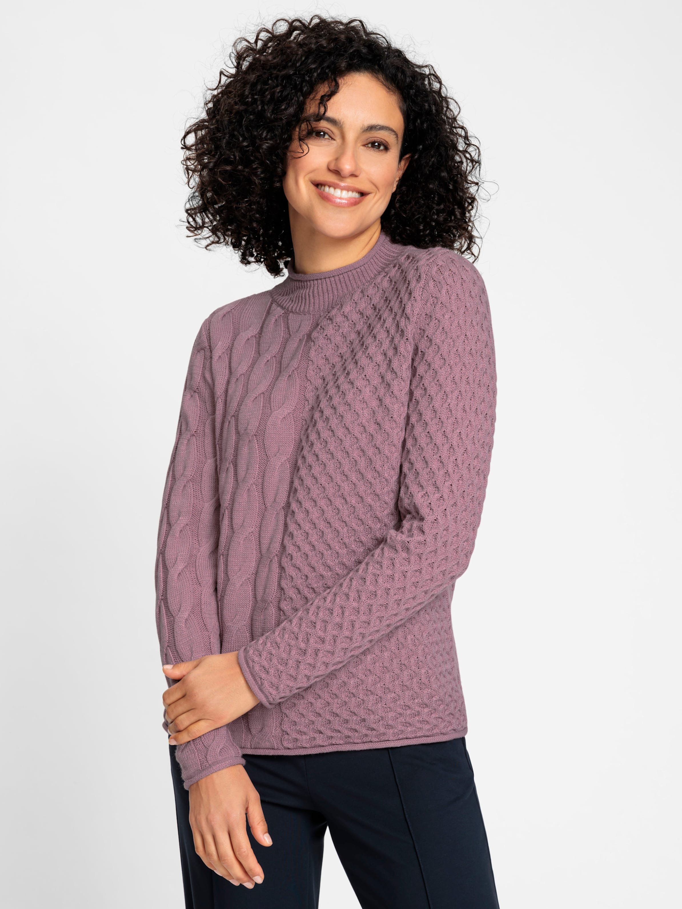 Stehkragenpullover