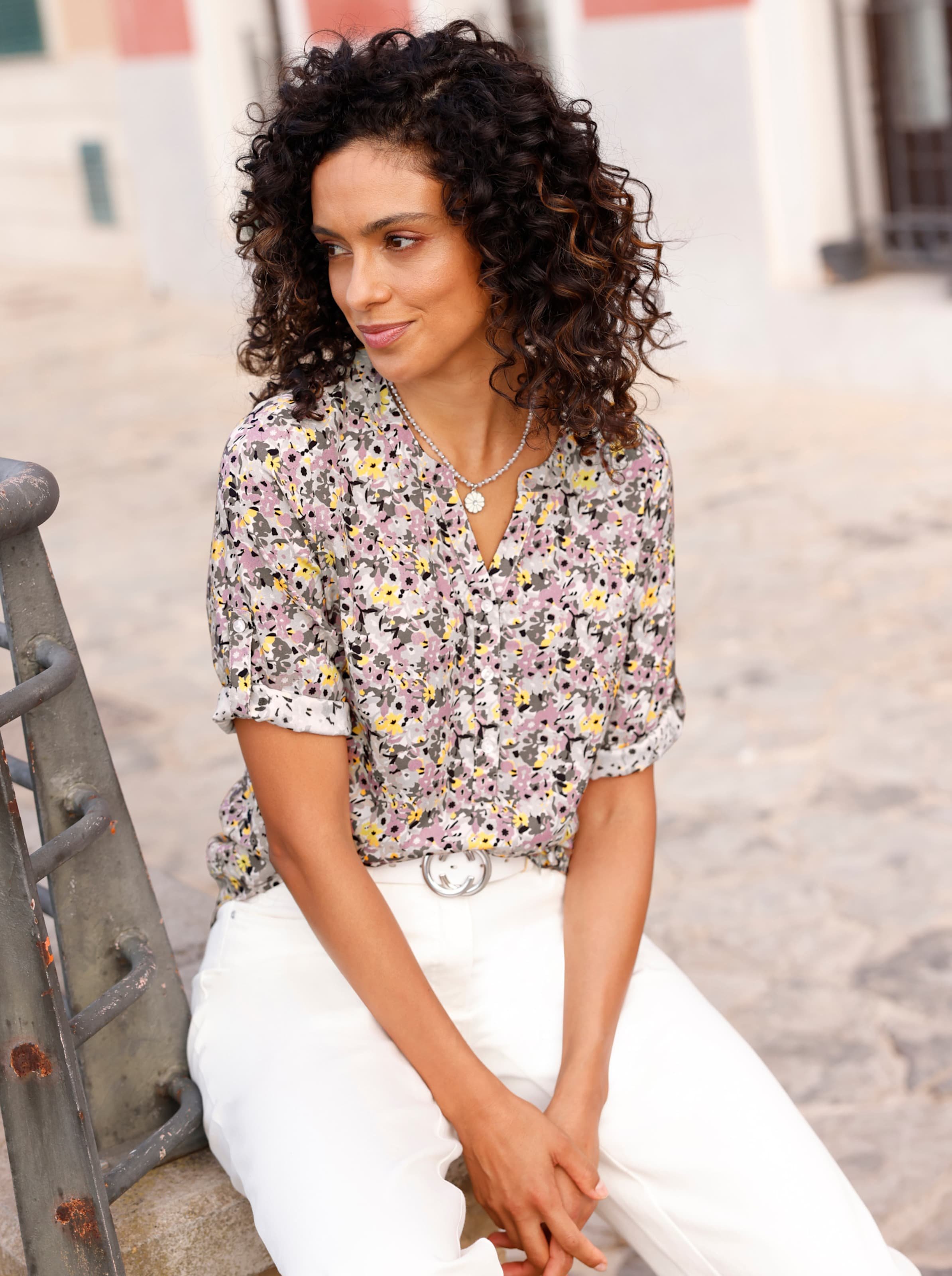 Druckbluse
