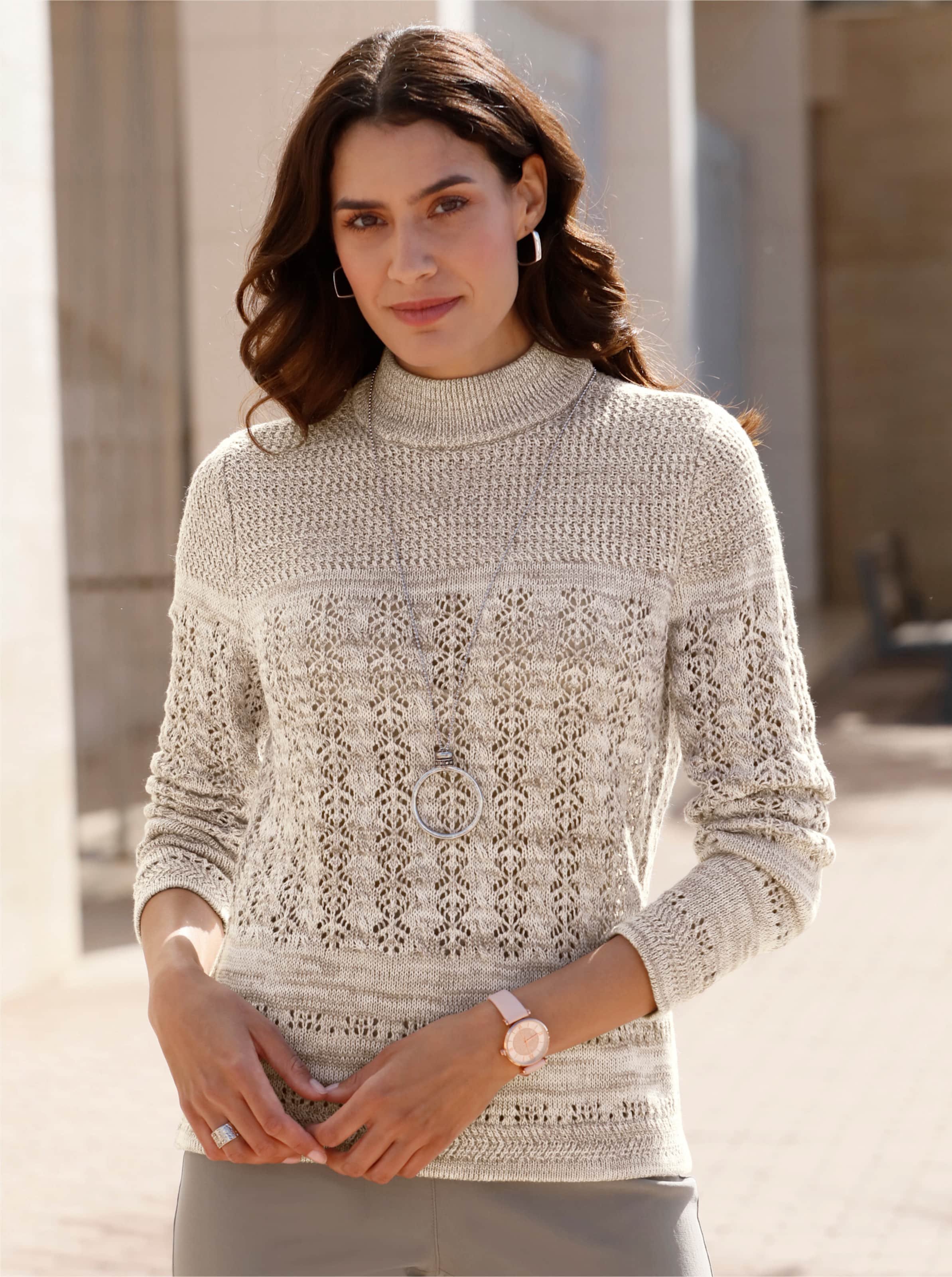 Stehkragenpullover