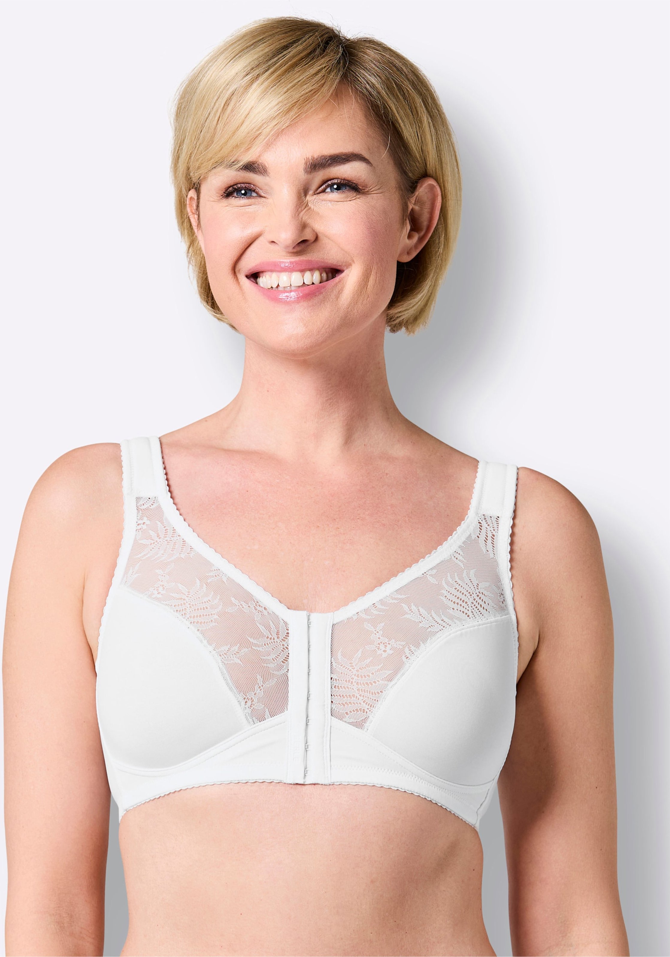 Vorderverschluss-BH ohne Bügel