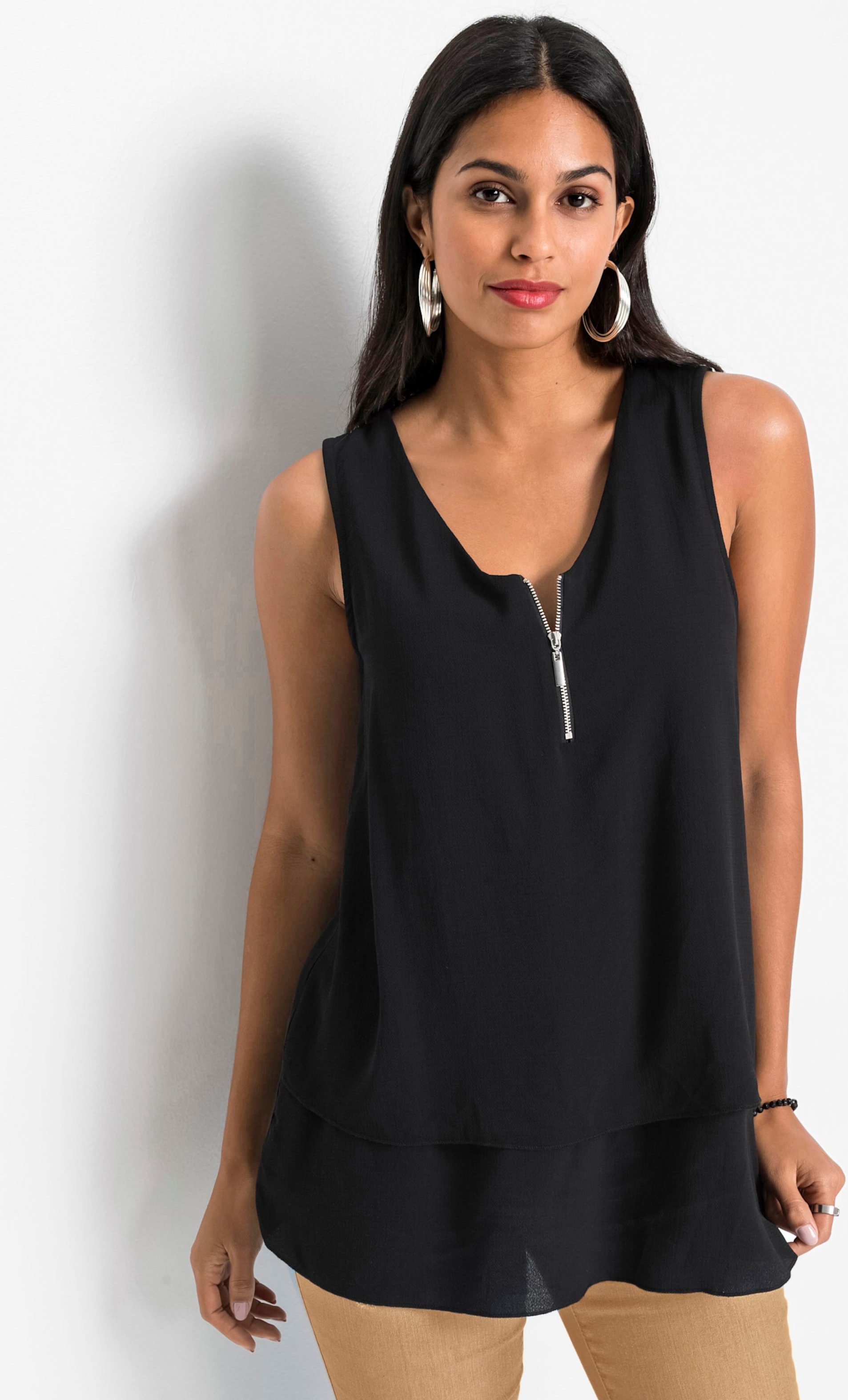 Ärmellose Bluse
