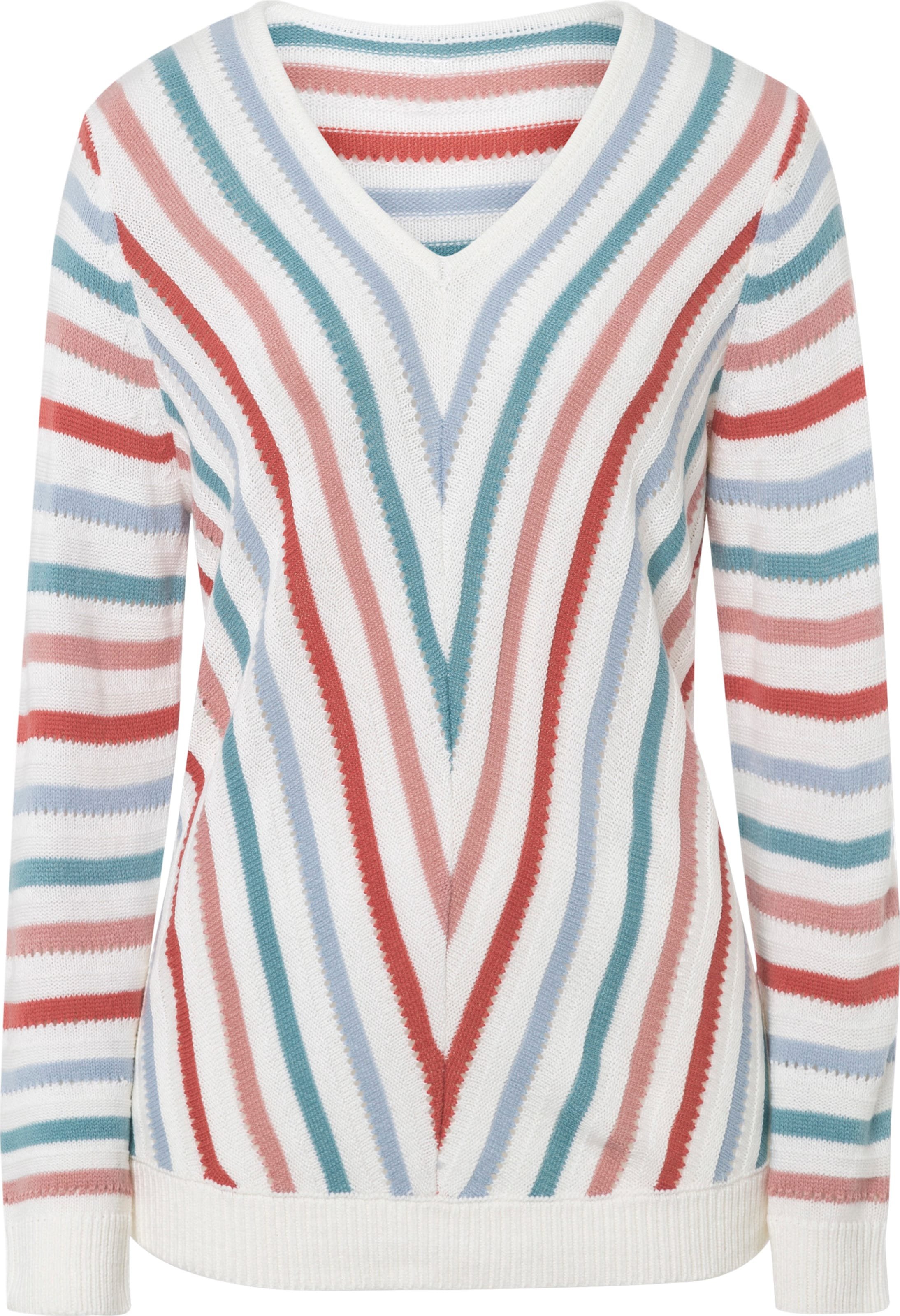 V-Ausschnitt-Pullover